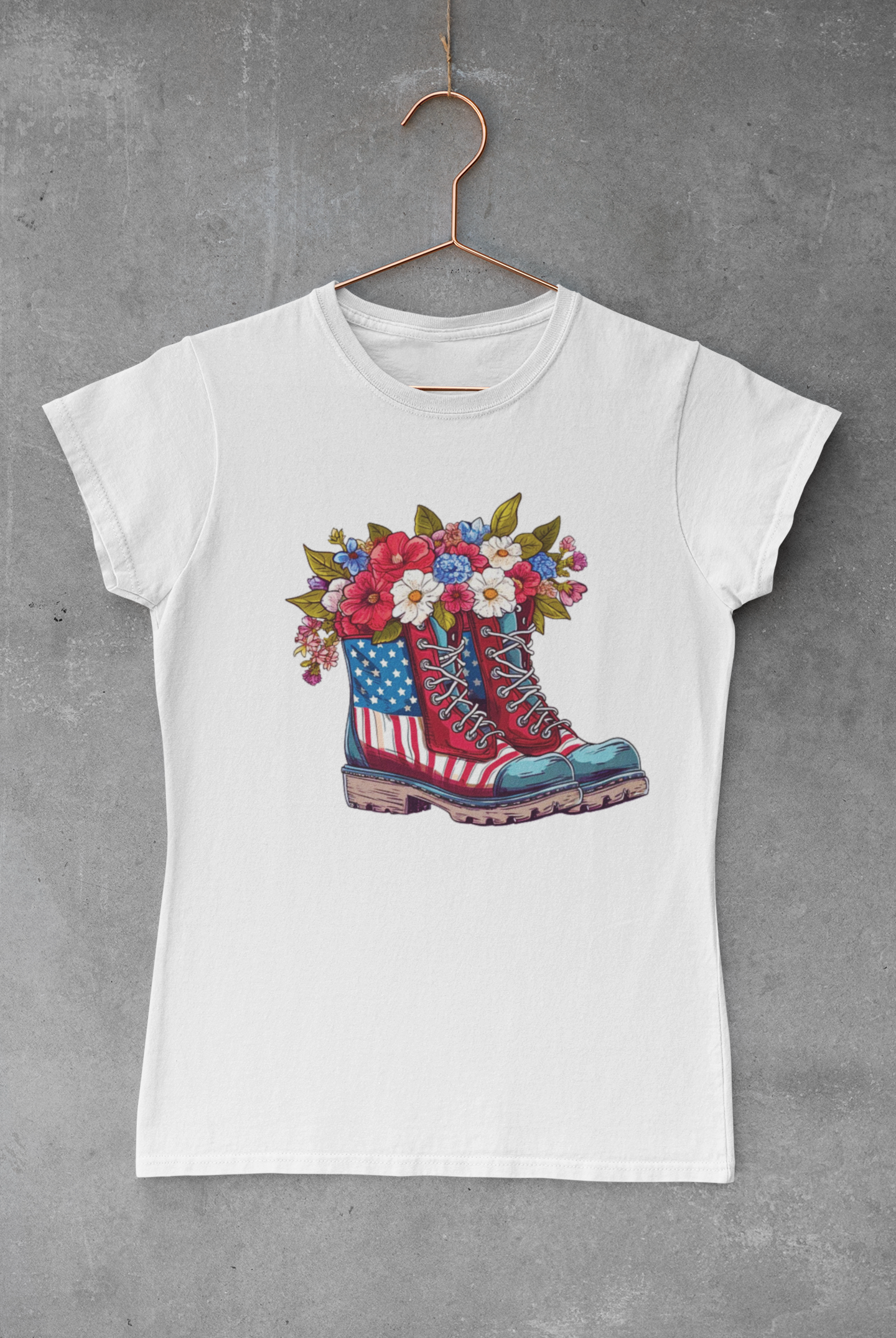 Patriotic Boots  Transfer