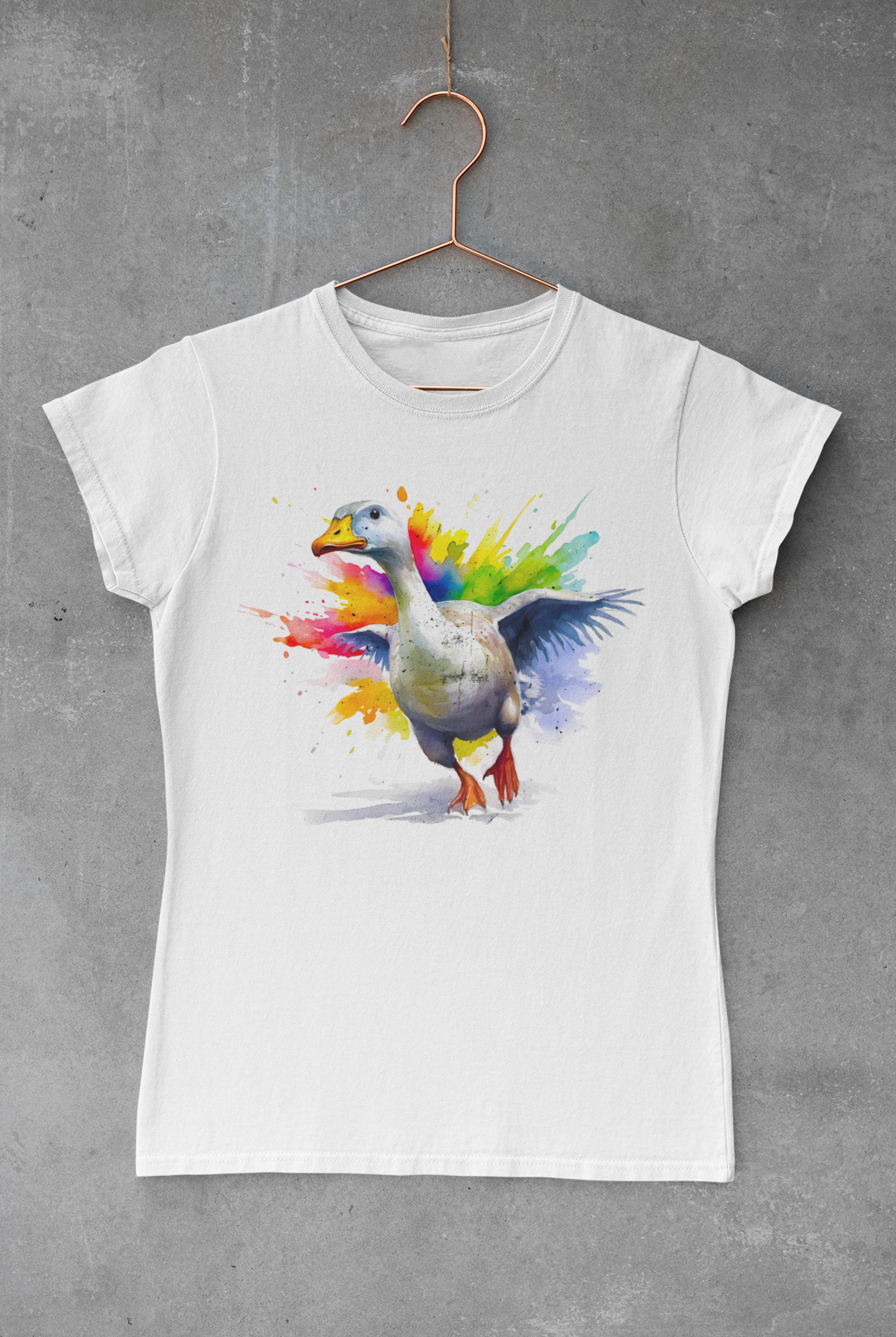 Watercolor Duck Transfer