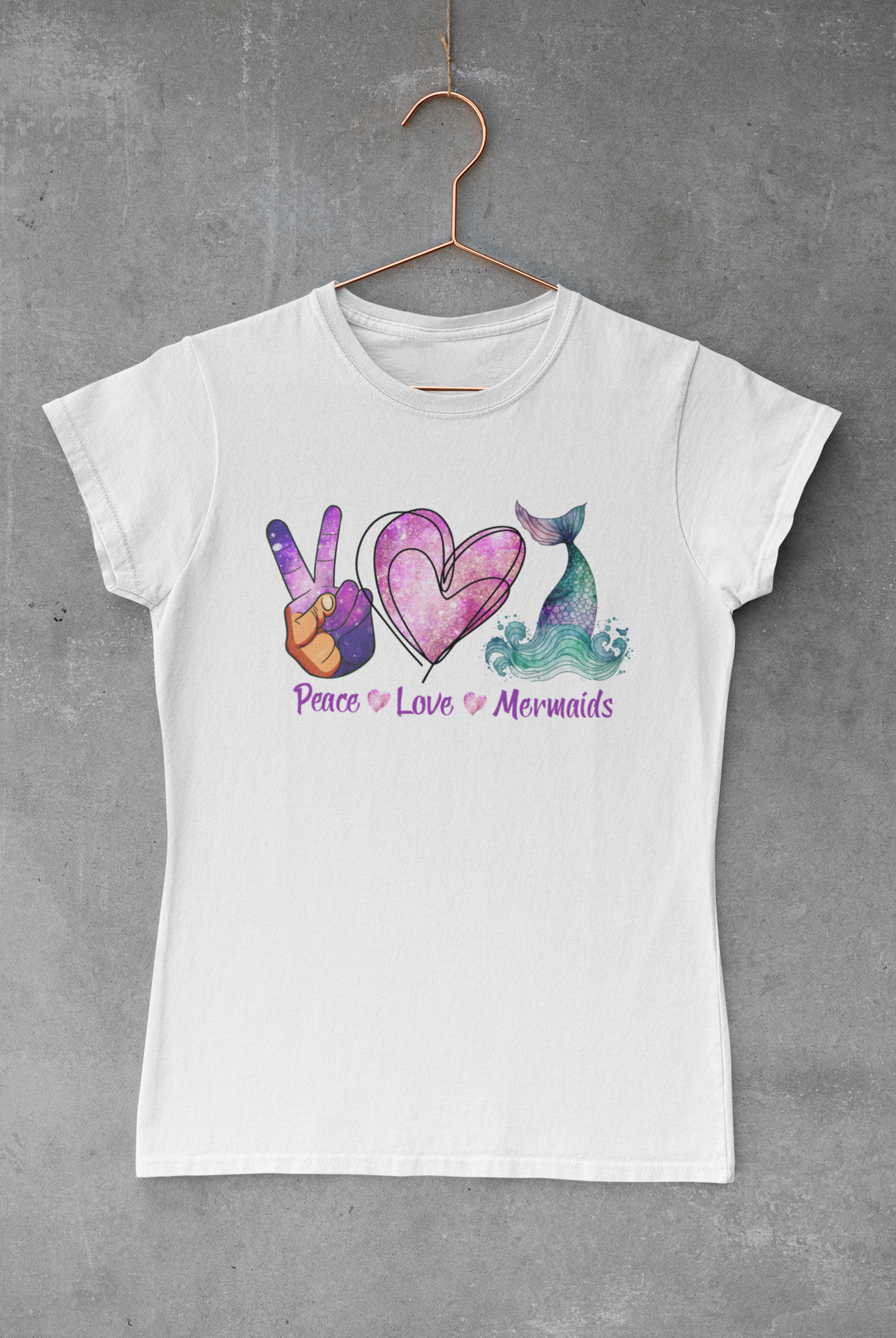 Peace Love Mermaid Transfer