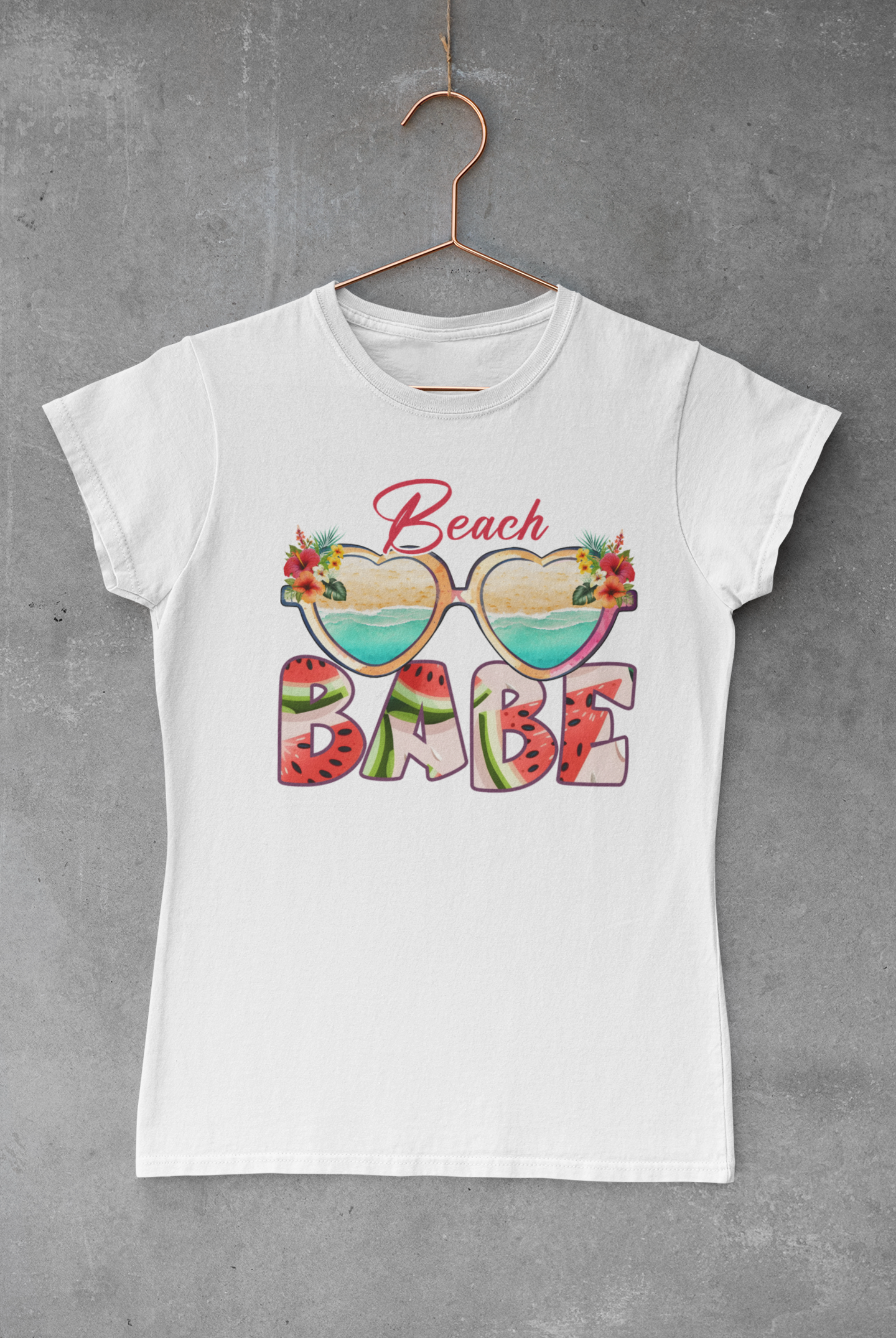 Beach Babe Sunglasses Transfer