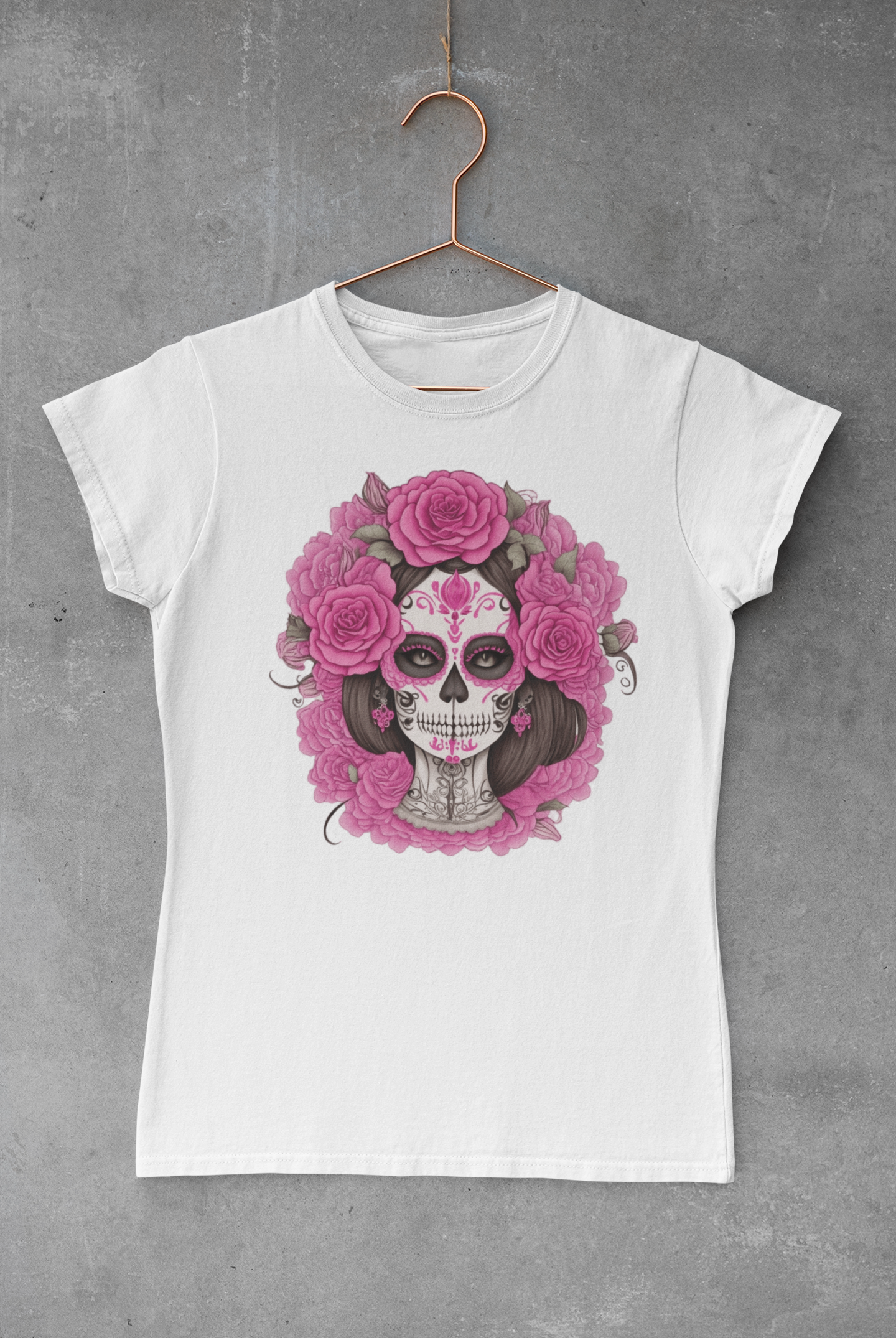 Pink Catrina Transfer