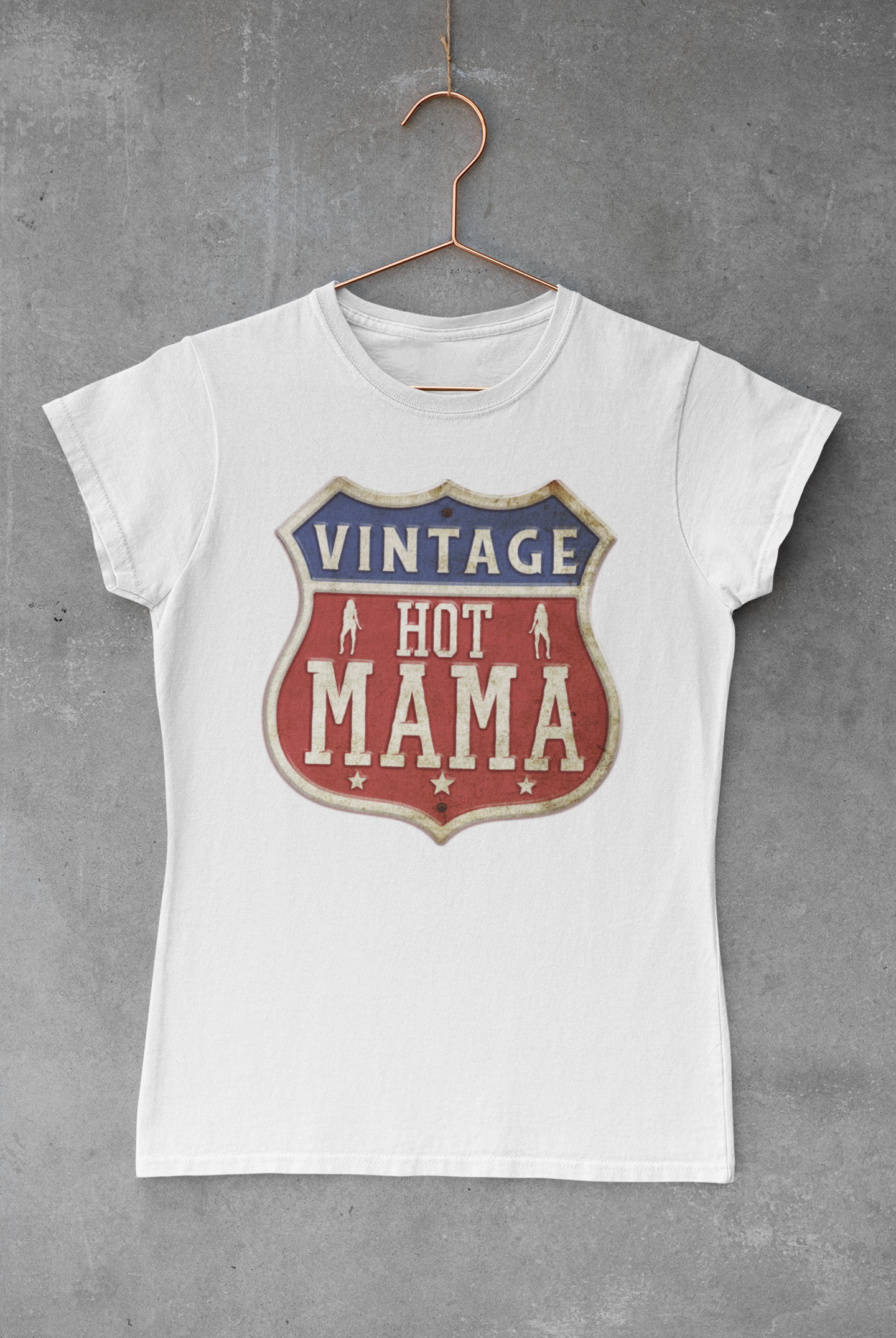 Vintage Hot Mama Transfer
