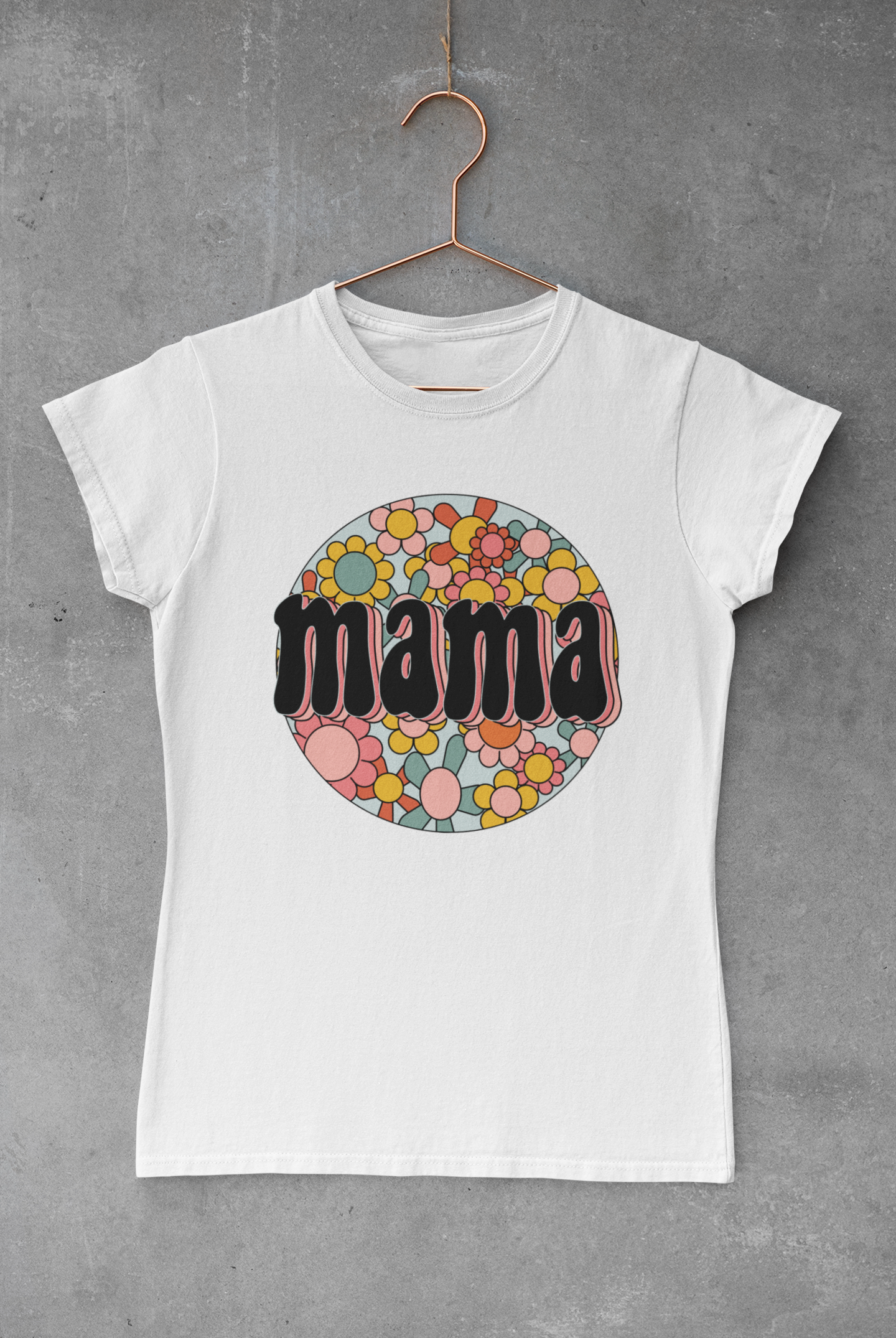 Mama Retro Daises Transfer