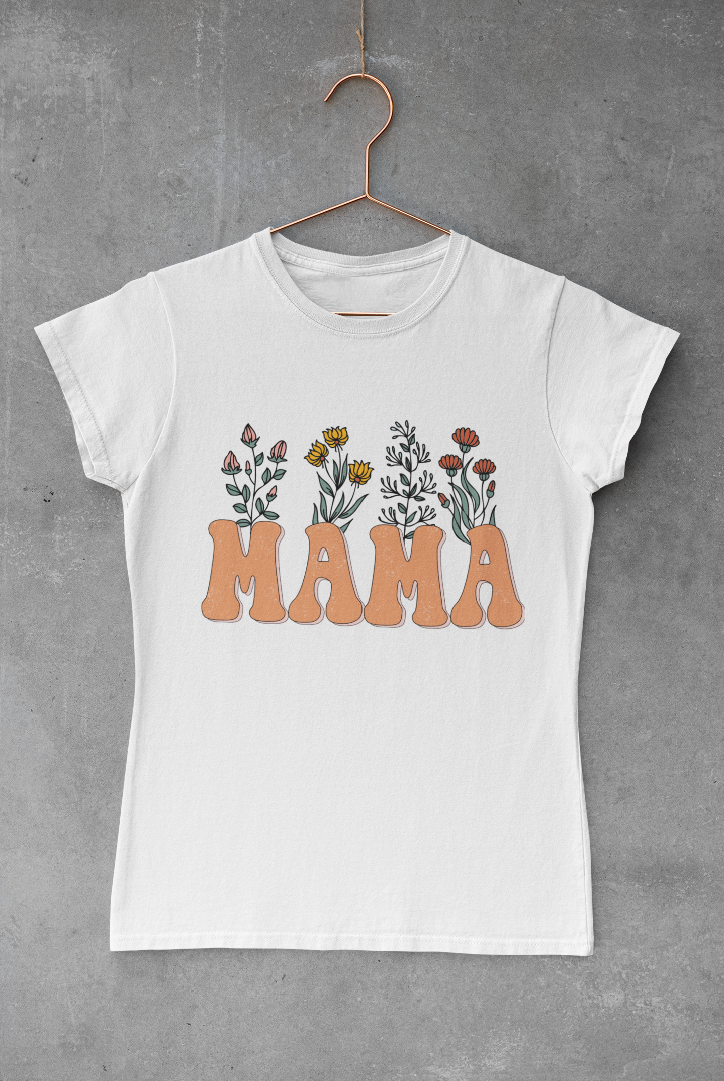 Mama Growing Flowers Transfer