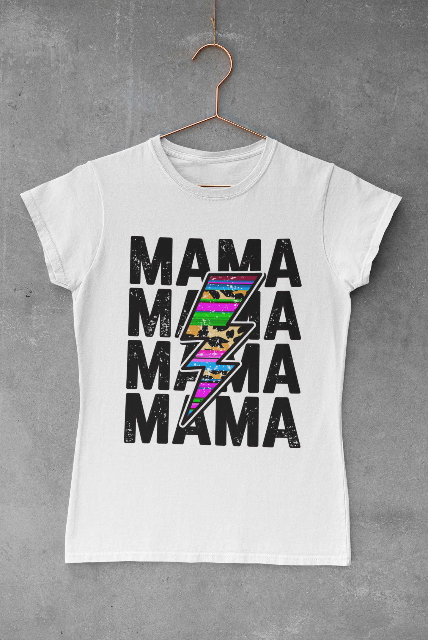 MAMA Serape Lightning Bolt Transfer