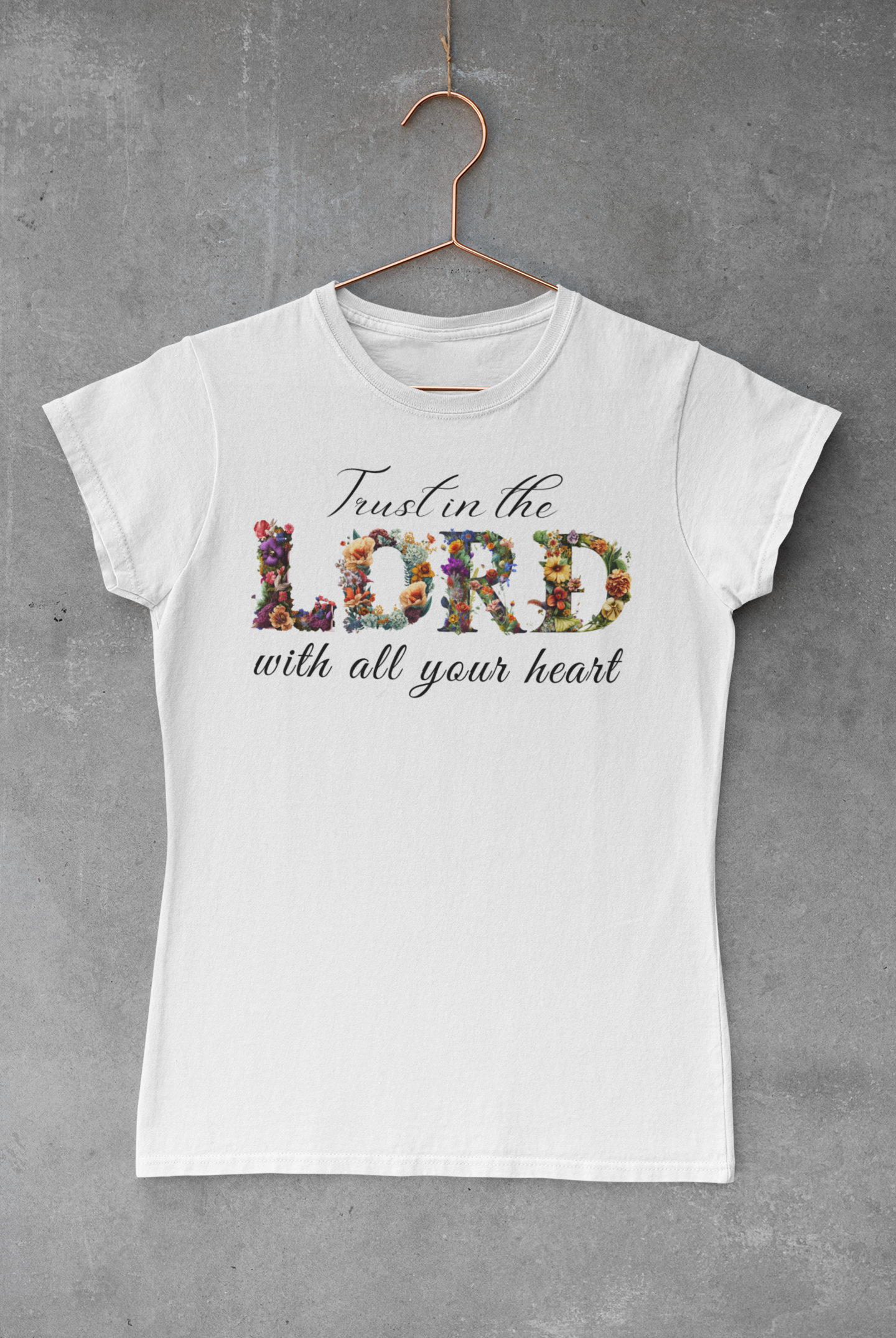 Trust in the Lord Floral  Transfer