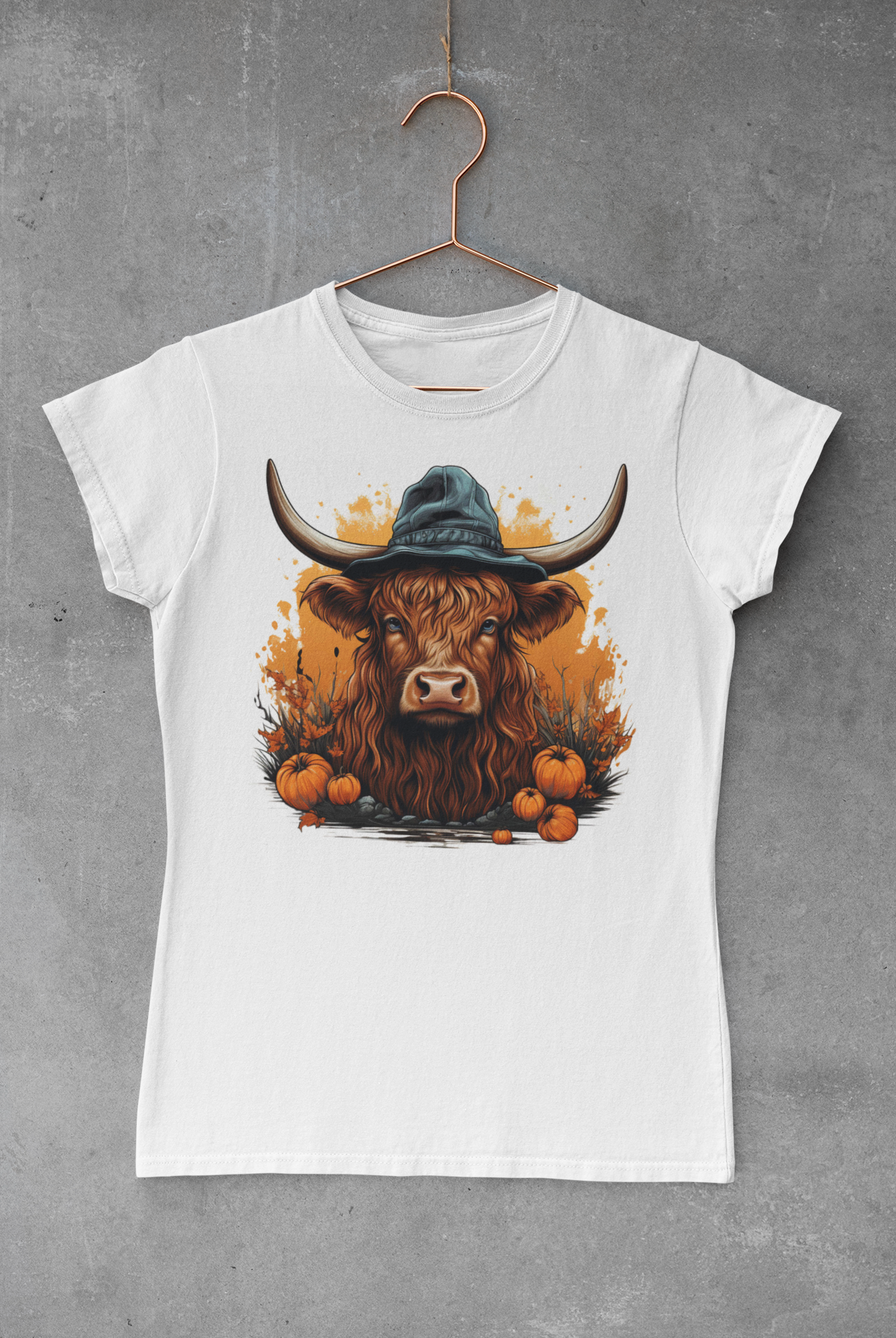 Highland Cow Halloween V.20 Transfer