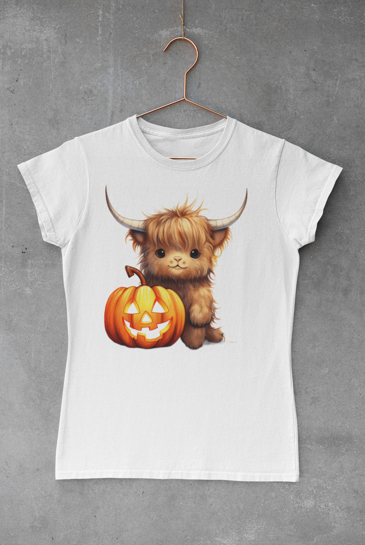 Highland Cow Halloween V.26 Transfer