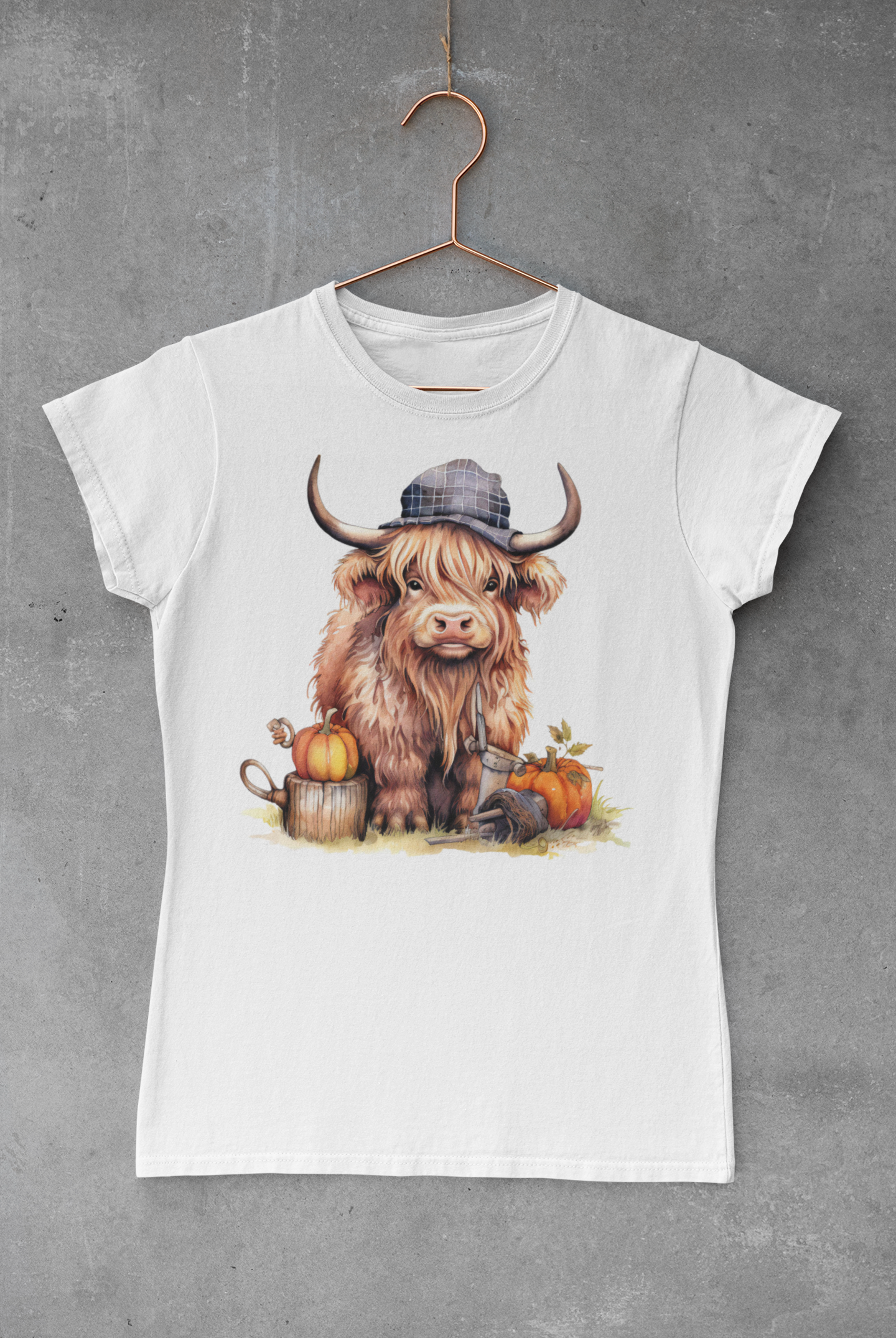 Highland Cow Halloween V.36 Transfer