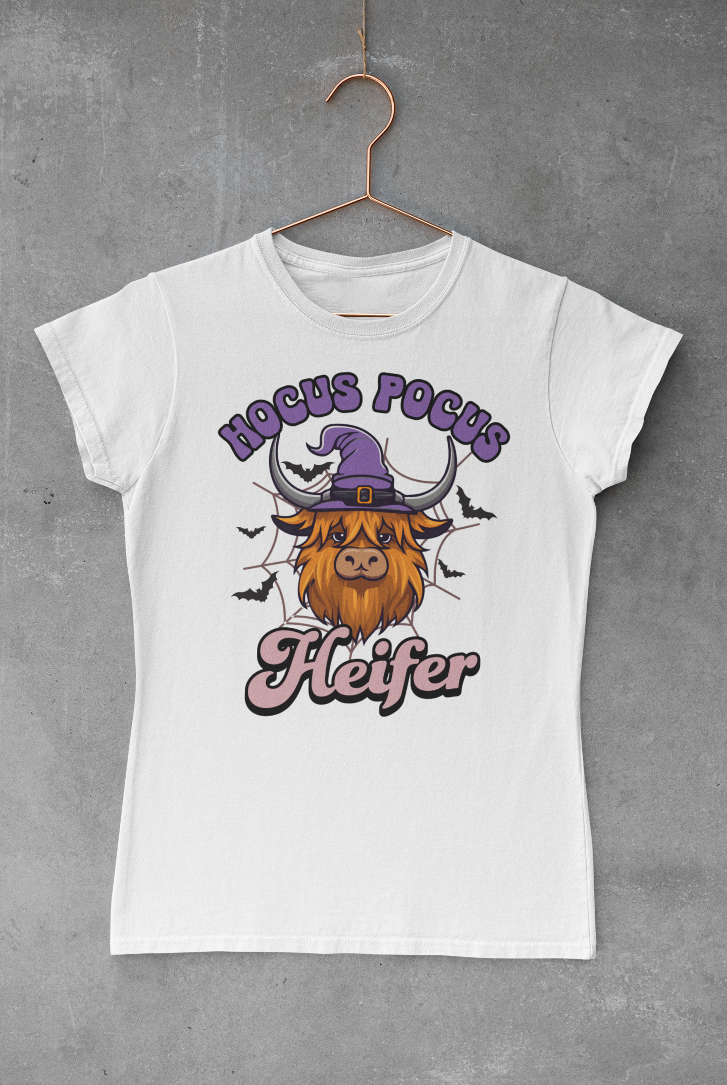 Highland Cow Halloween V.54 Transfer