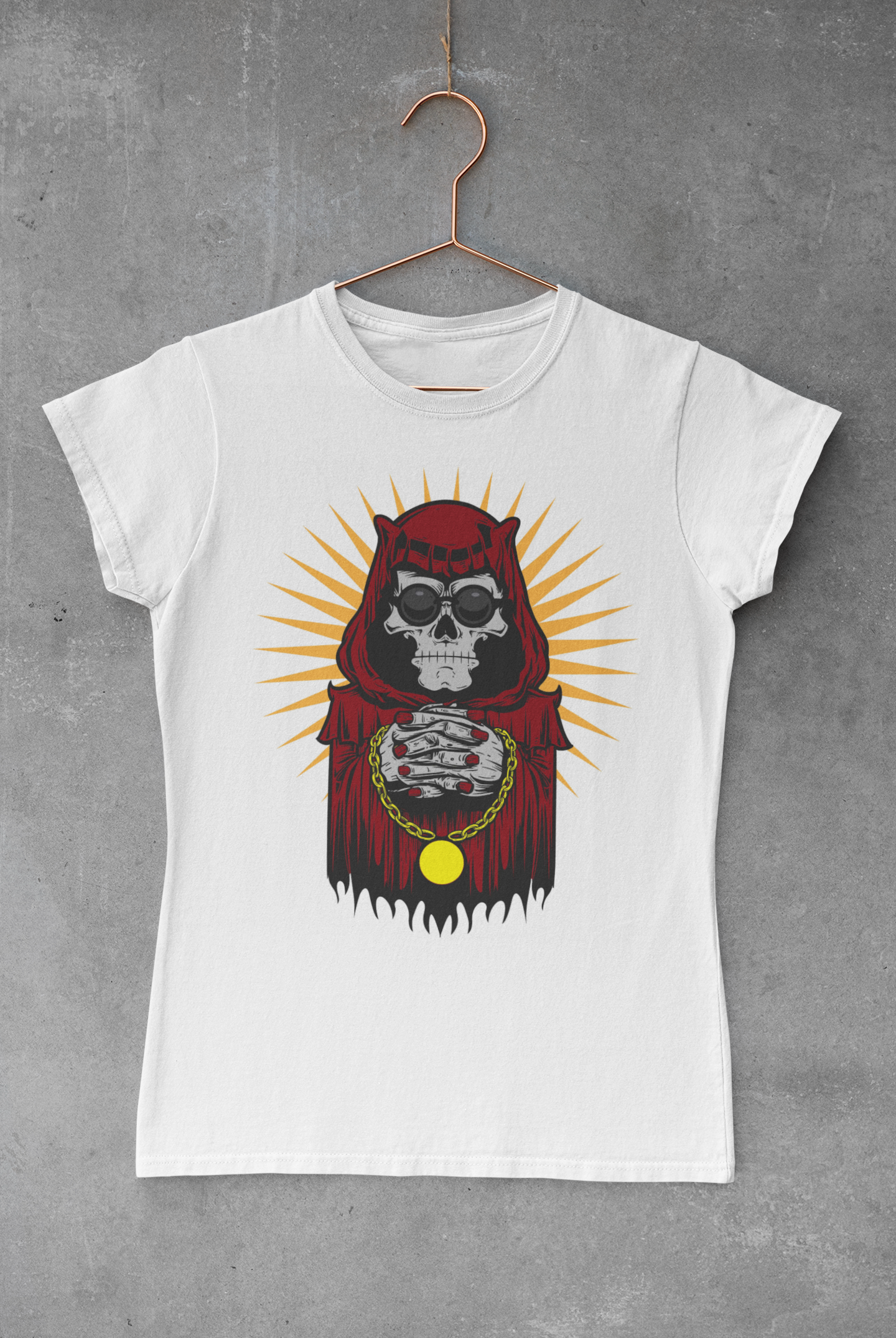 Praying Skull Transfer
