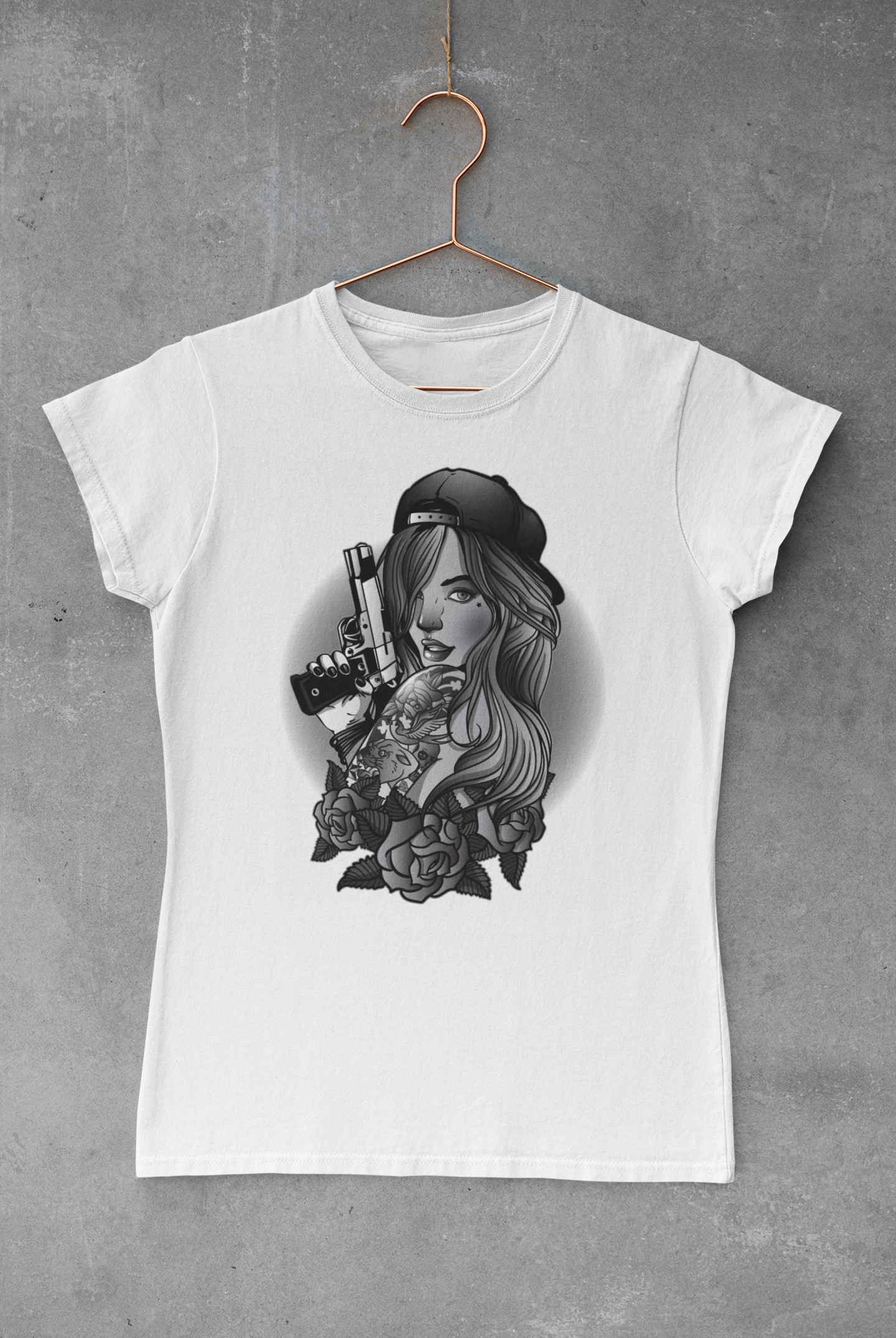 Gun Floral Transfer