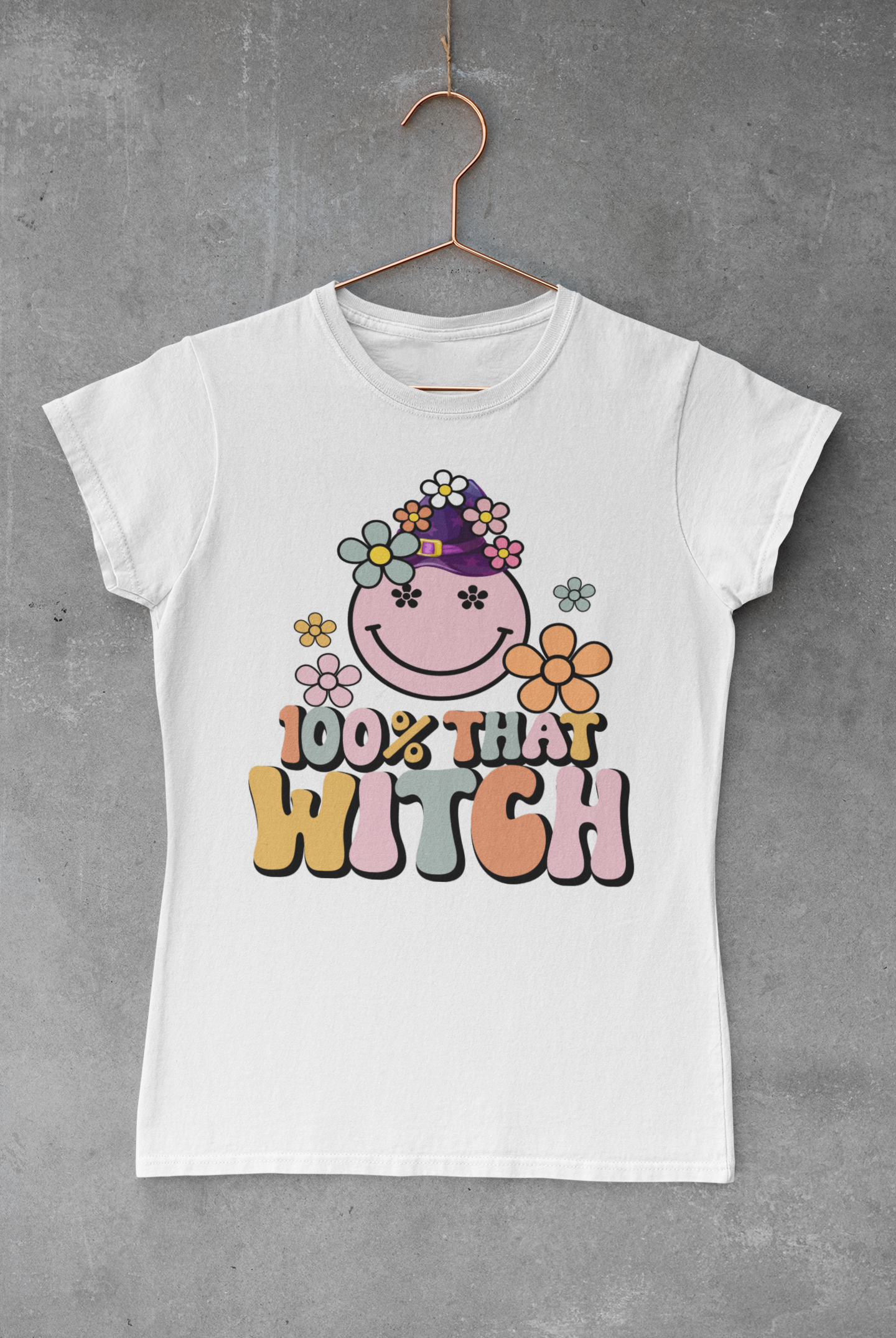 100% That Witch Smiley Transfer