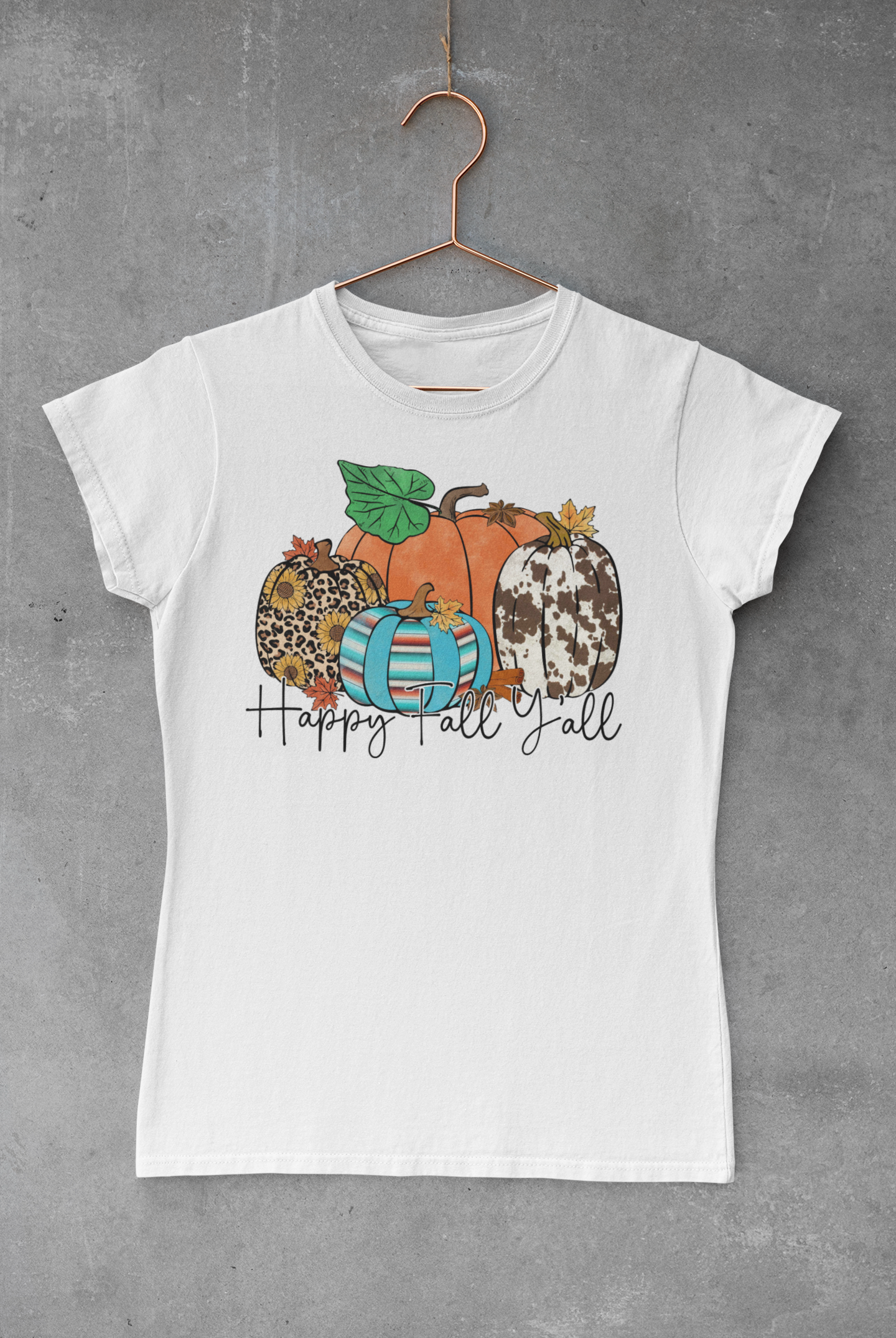 Happy Fall Pumpkins Transfer