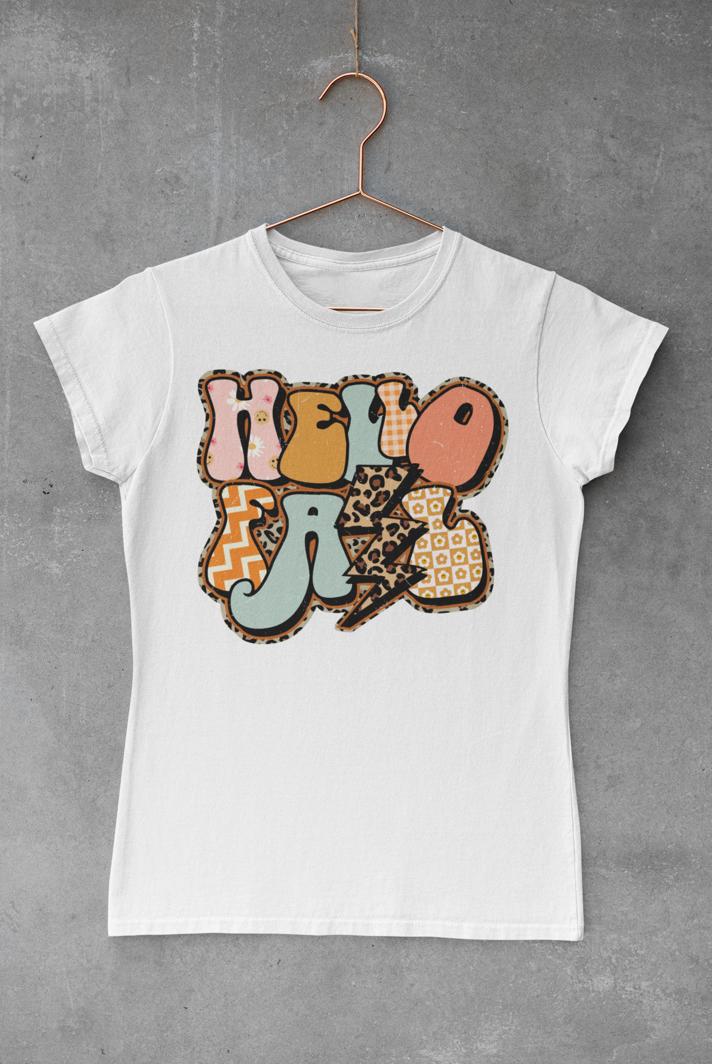 Trendy Hello Fall Transfer