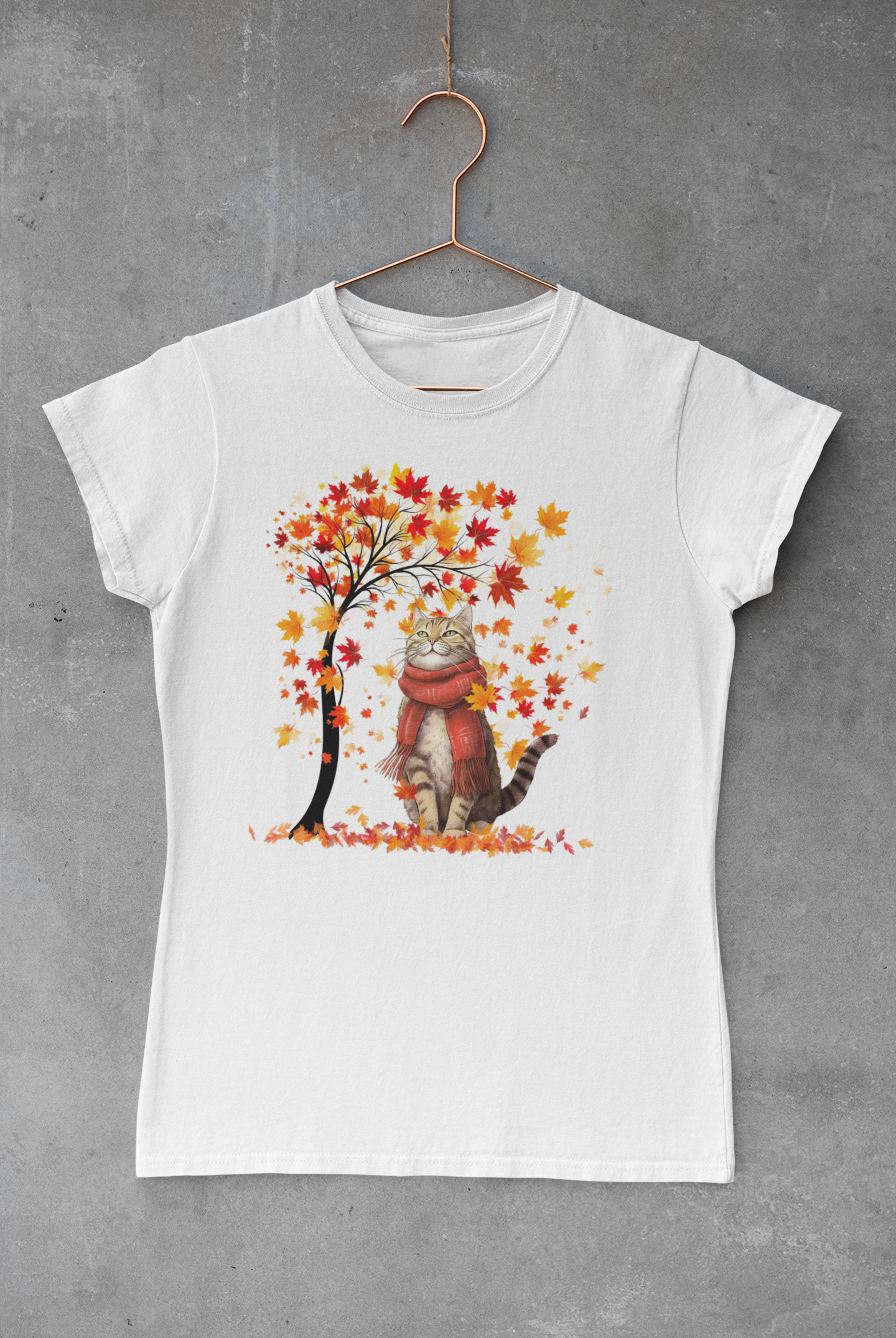 Tree Autumn & Cat Transfer