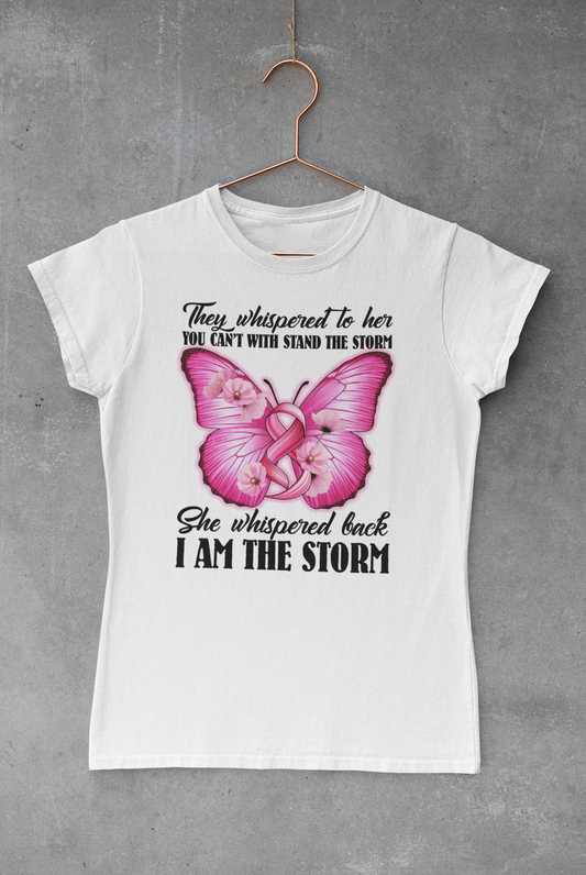 I Am the Storm Breast Cancer Awareness Transfer