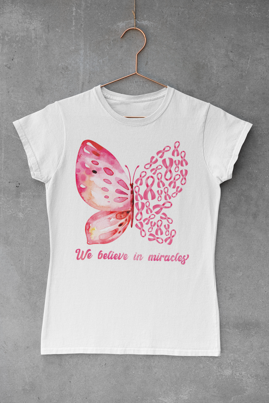 We Believe in Miracles Breast Cancer Awareness Transfer