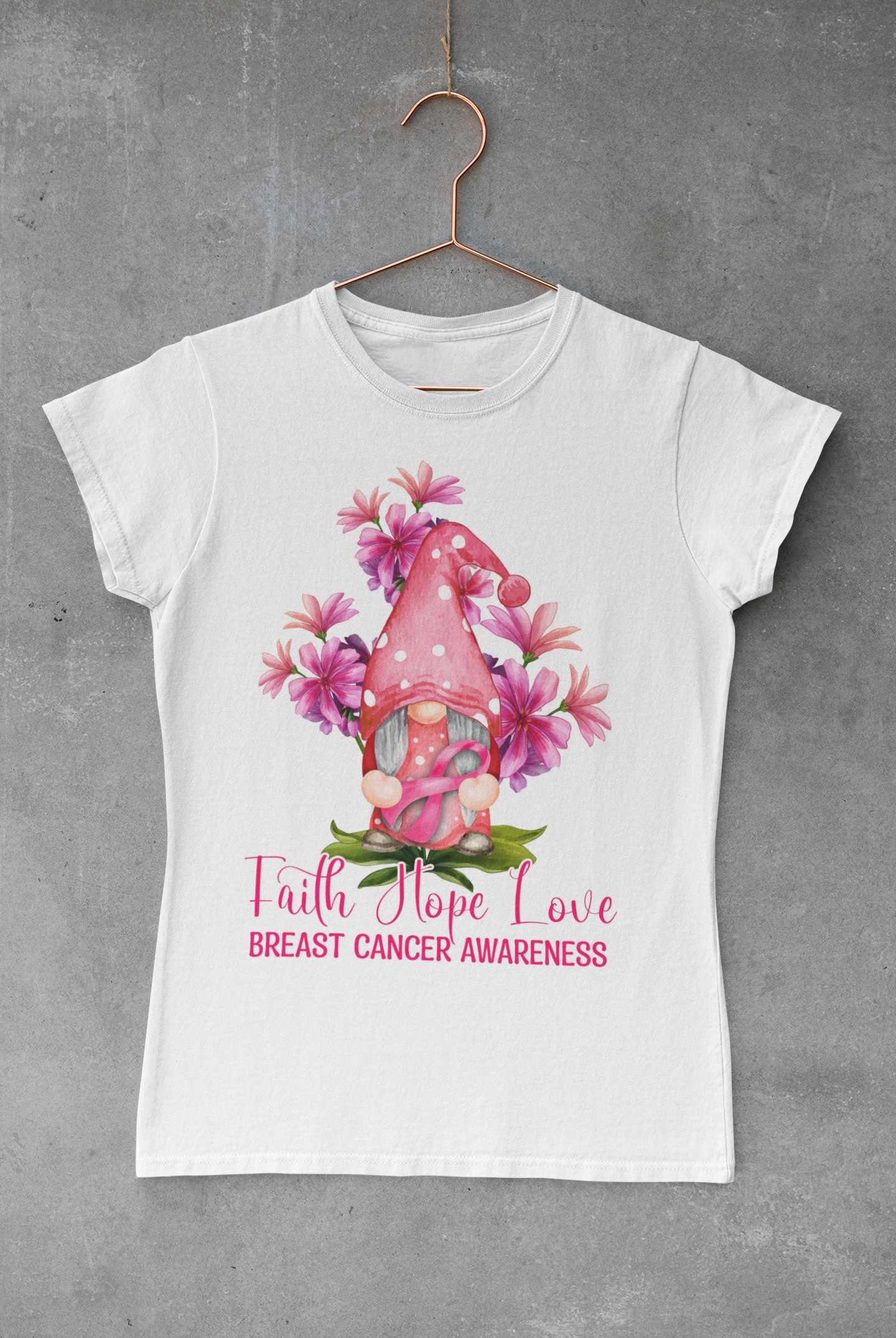 Faith Hope Love Gnome Transfer