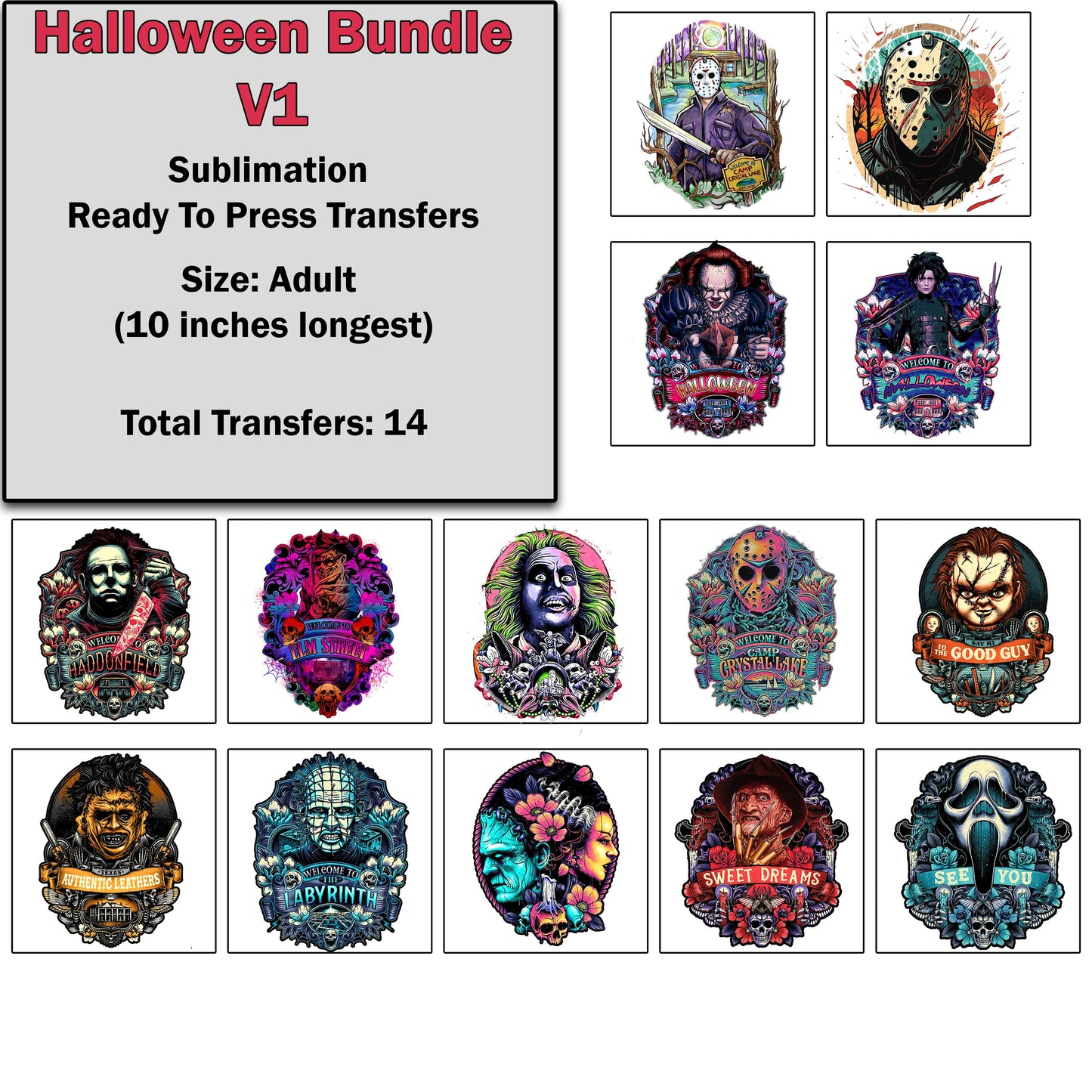Halloween Transfer Bundle 1
