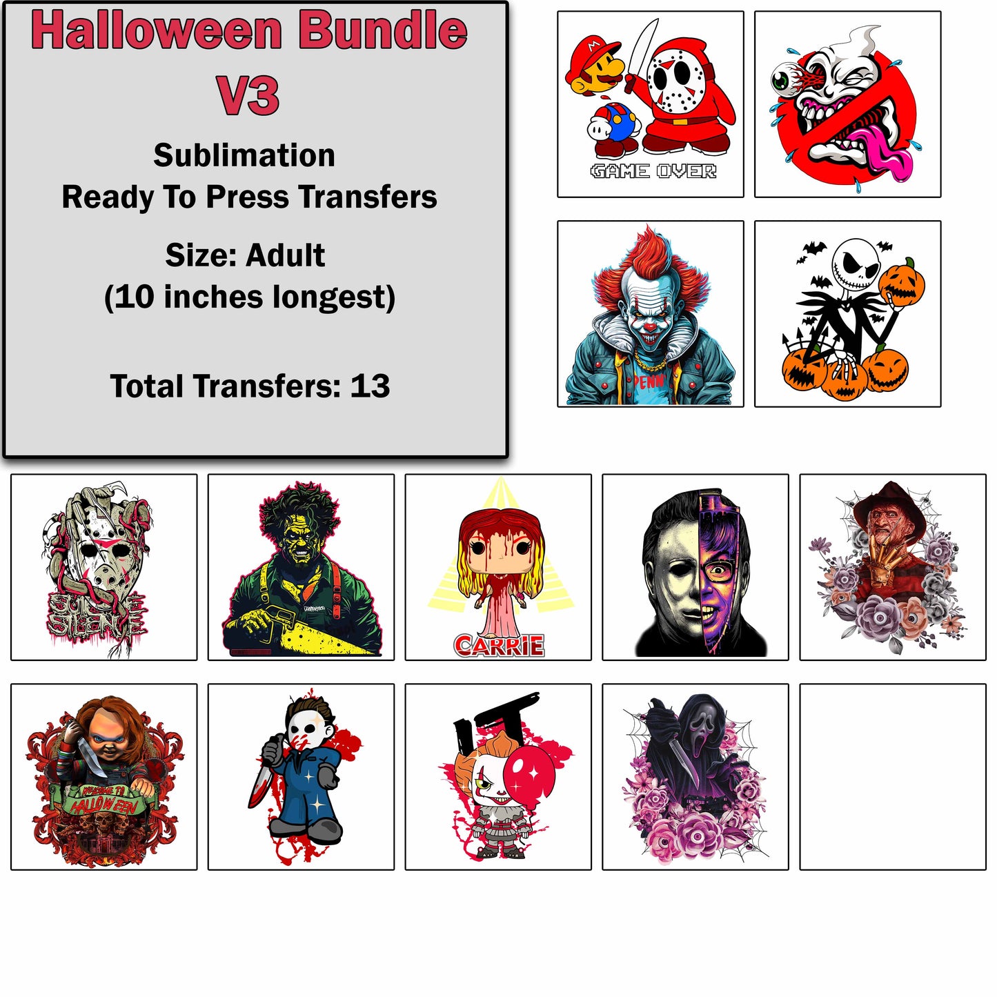 Halloween Transfer Bundle 3