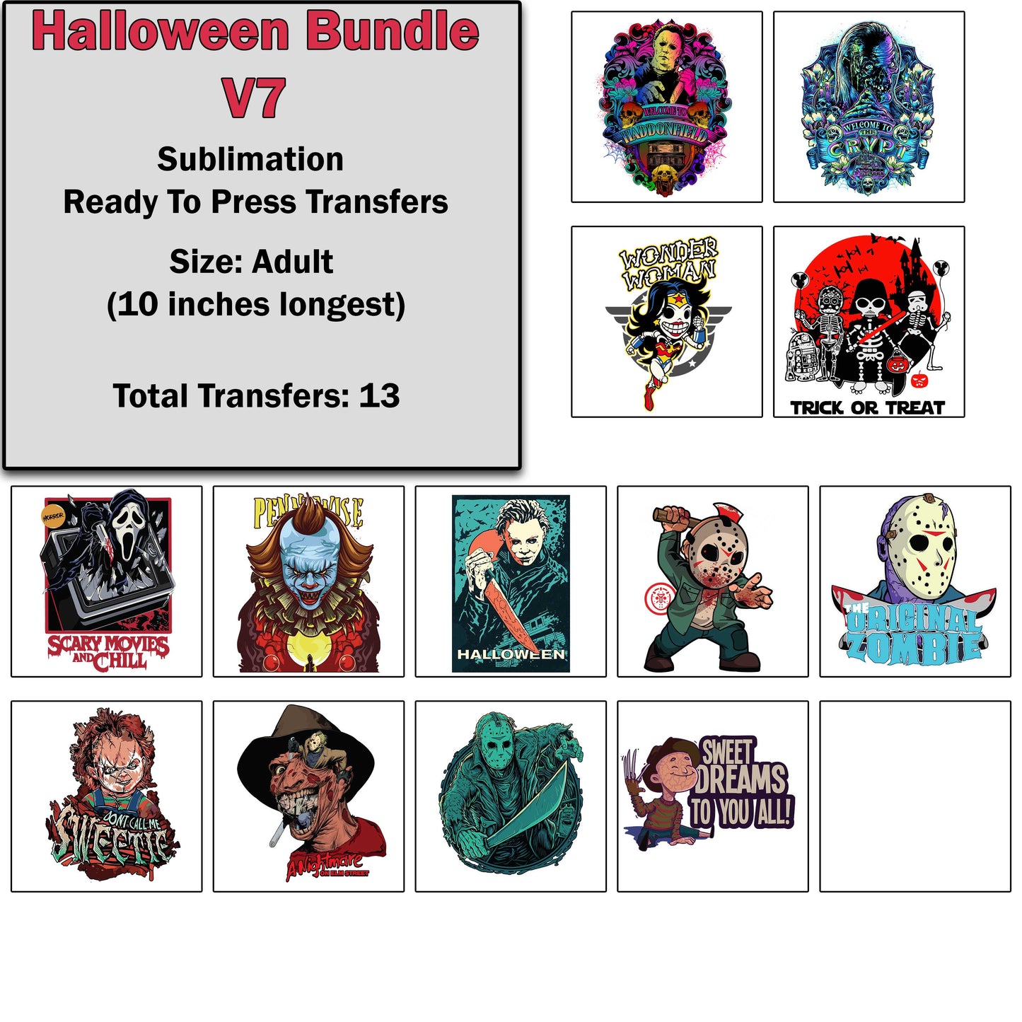 Halloween Transfer Bundle 7