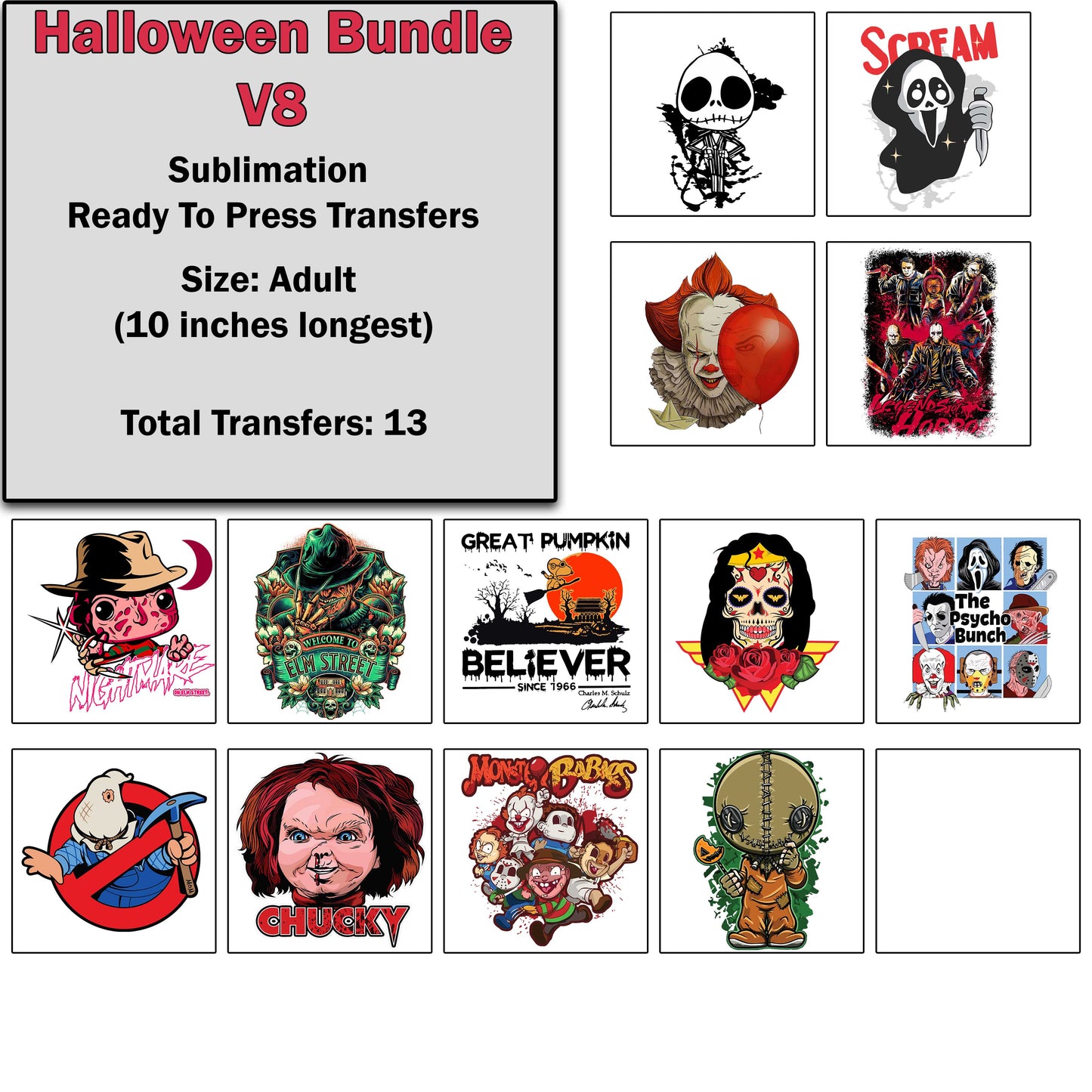 Halloween Transfer Bundle 8