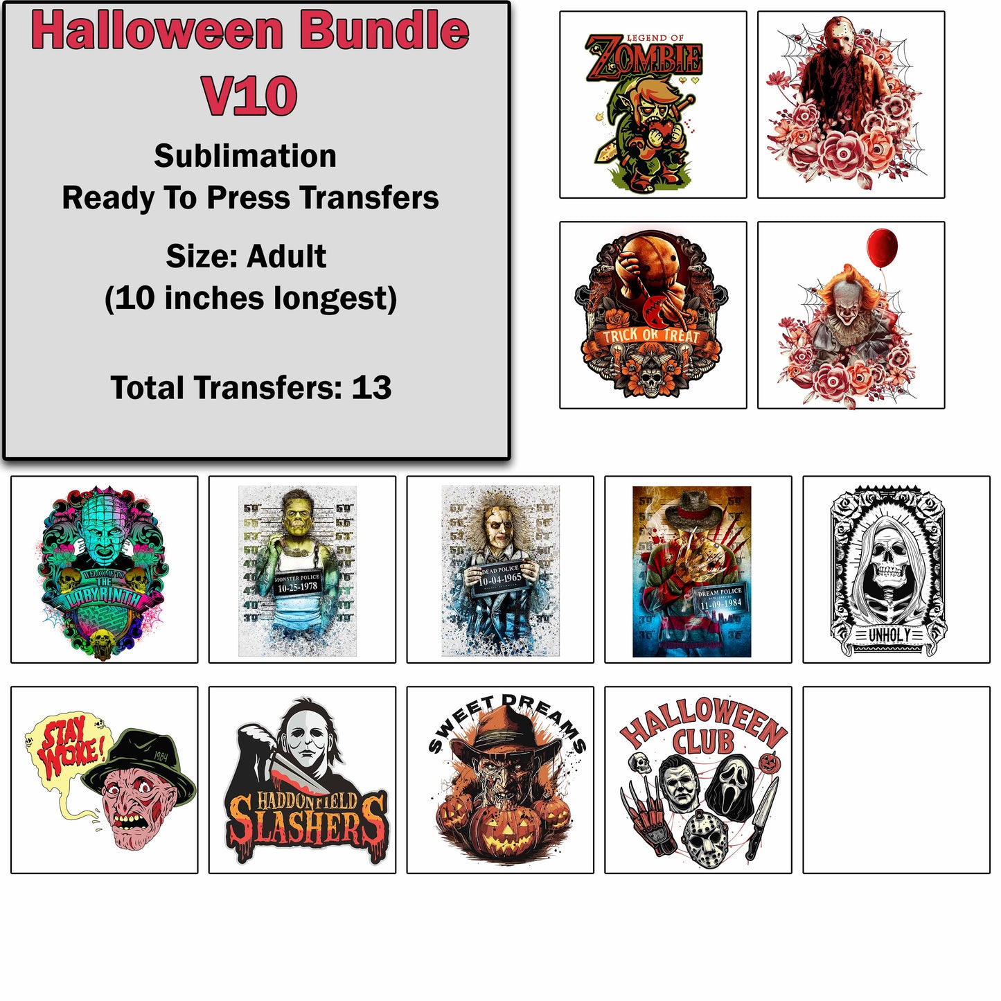 Halloween Transfer Bundle 10