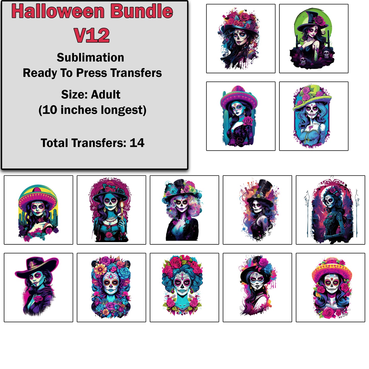 Halloween Transfer Bundle 12