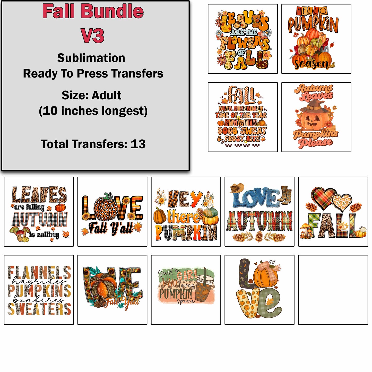 Fall Transfer Bundle 3