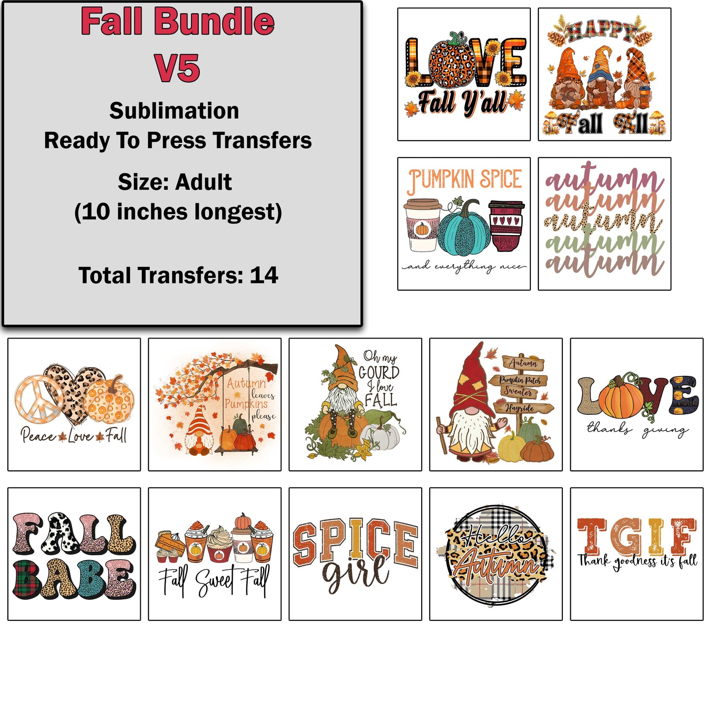 Fall Transfer Bundle 5
