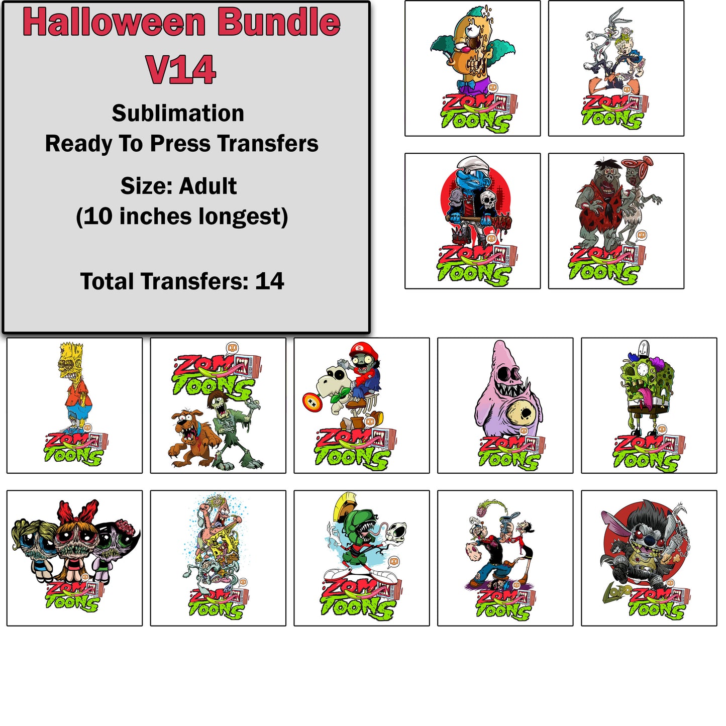 Halloween Transfer Bundle 14