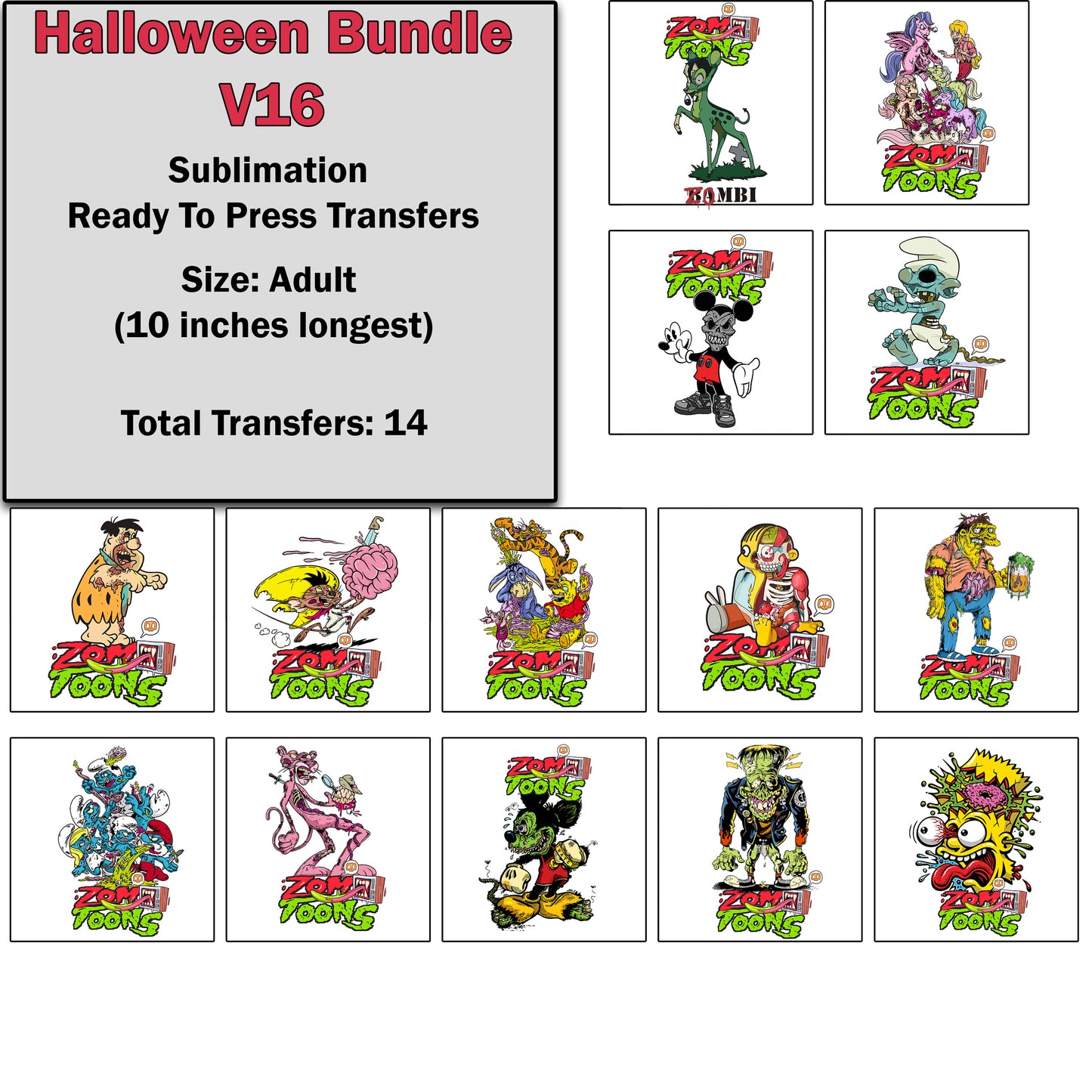 Halloween Transfer Bundle 16