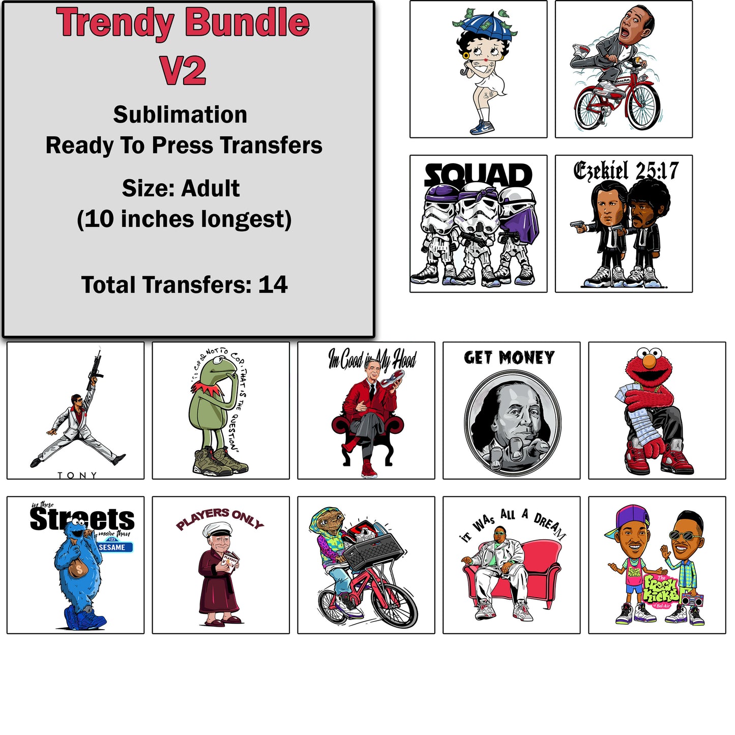 Trendy Transfer Bundle 2