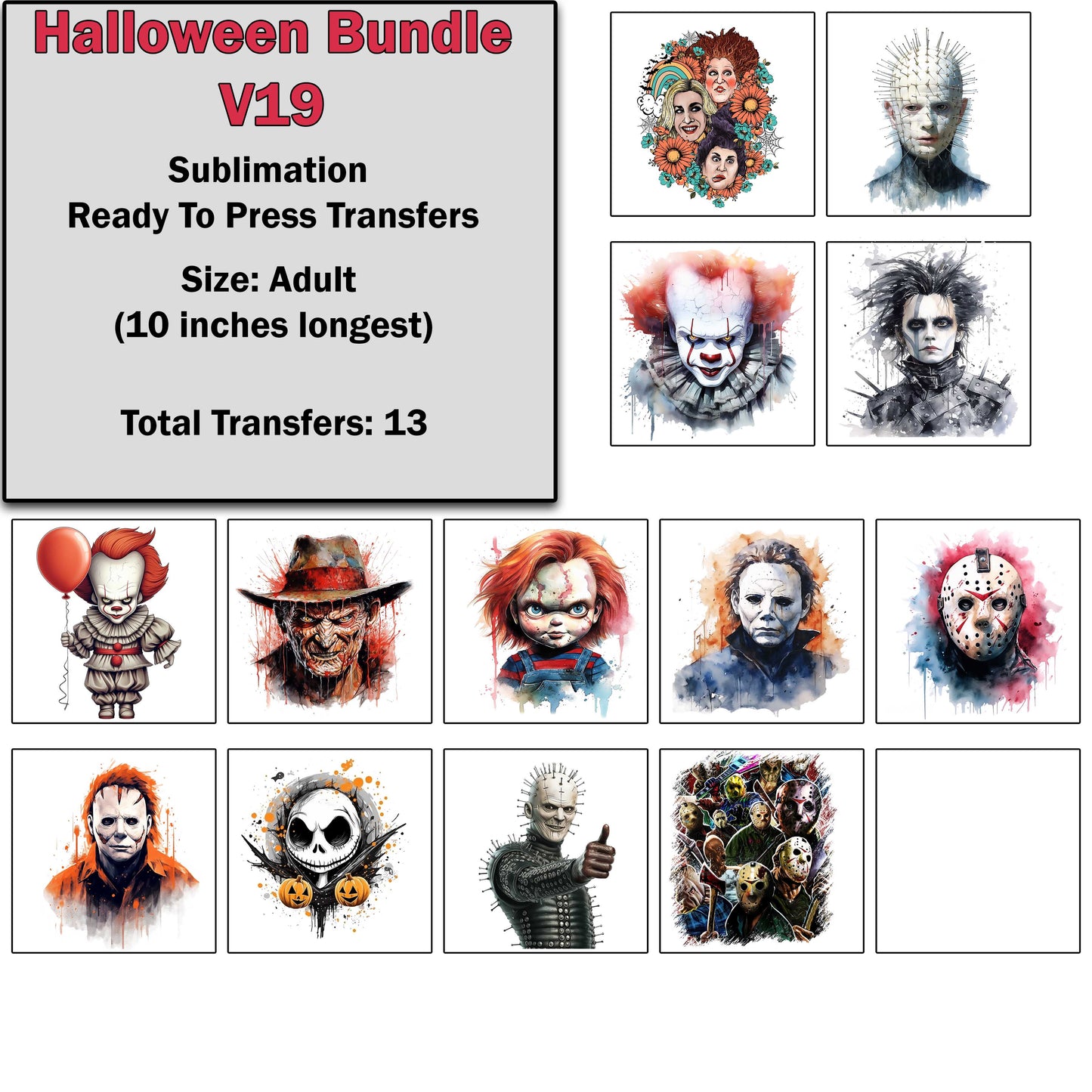 Halloween Transfer Bundle 19