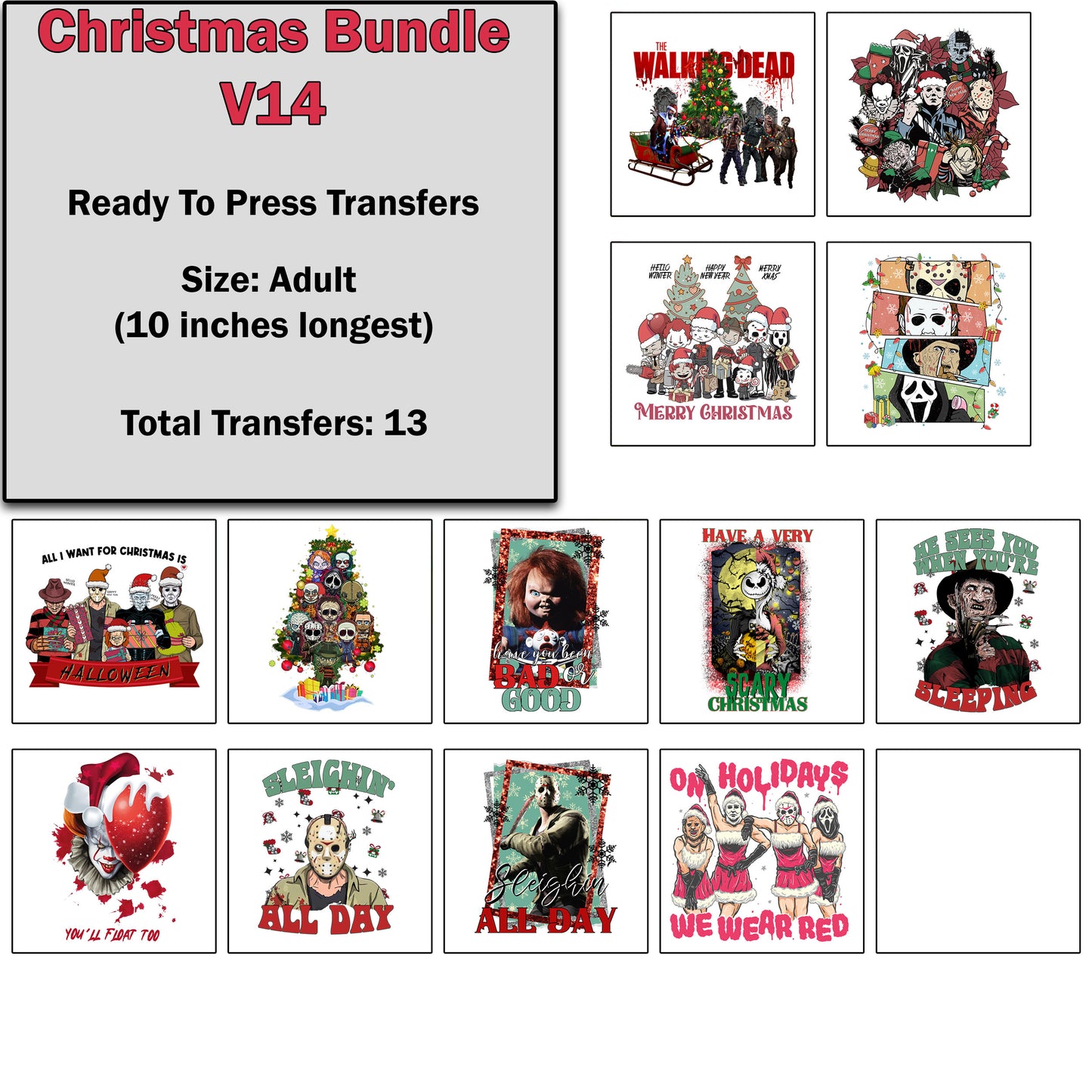Christmas Transfer Bundle 14