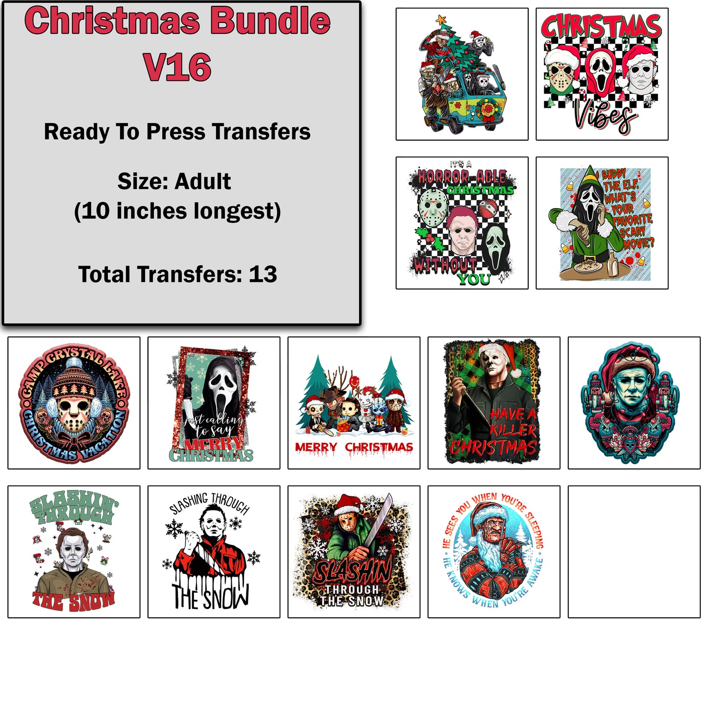 Christmas Transfer Bundle 16