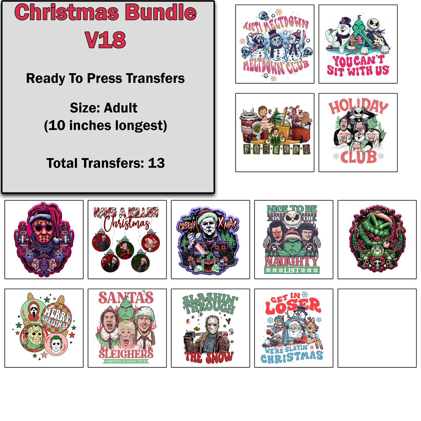 Christmas Transfer Bundle 18