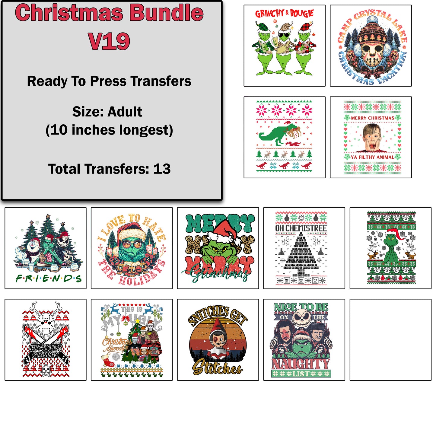 Christmas Transfer Bundle 19