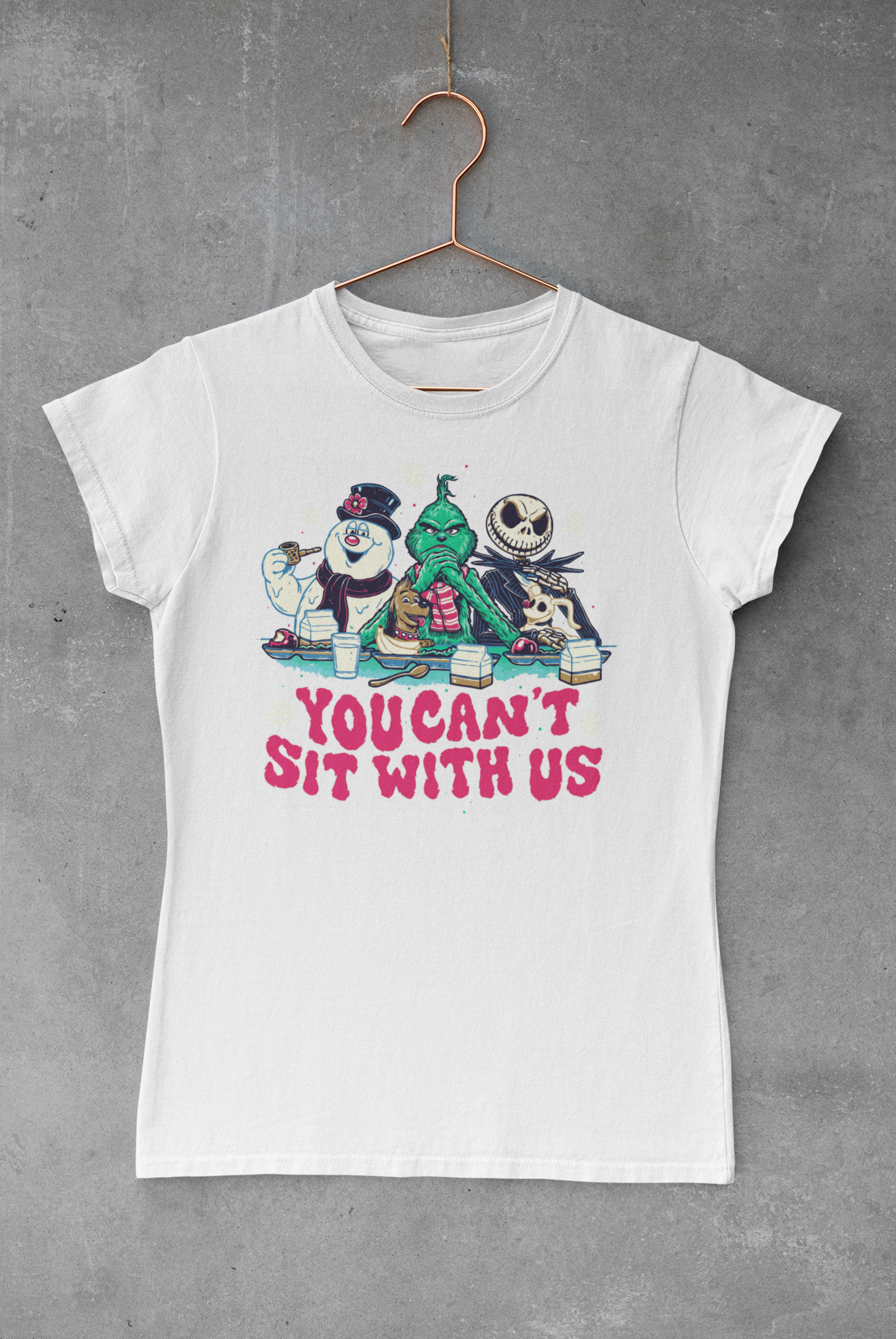 You Can't Sit With Us Christmas Transfer