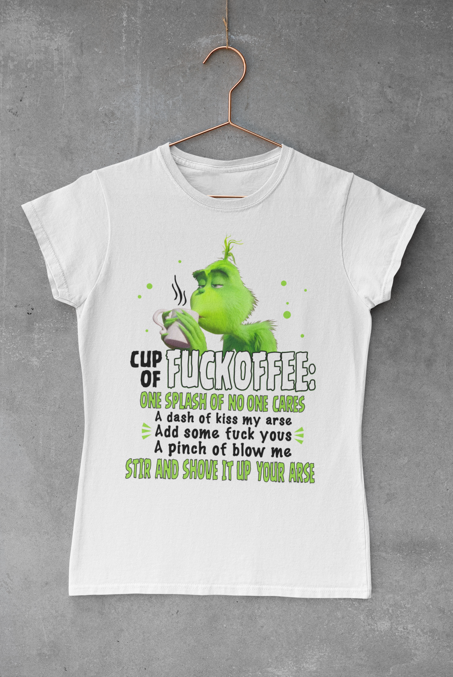 Cup Of Grinch Transfer
