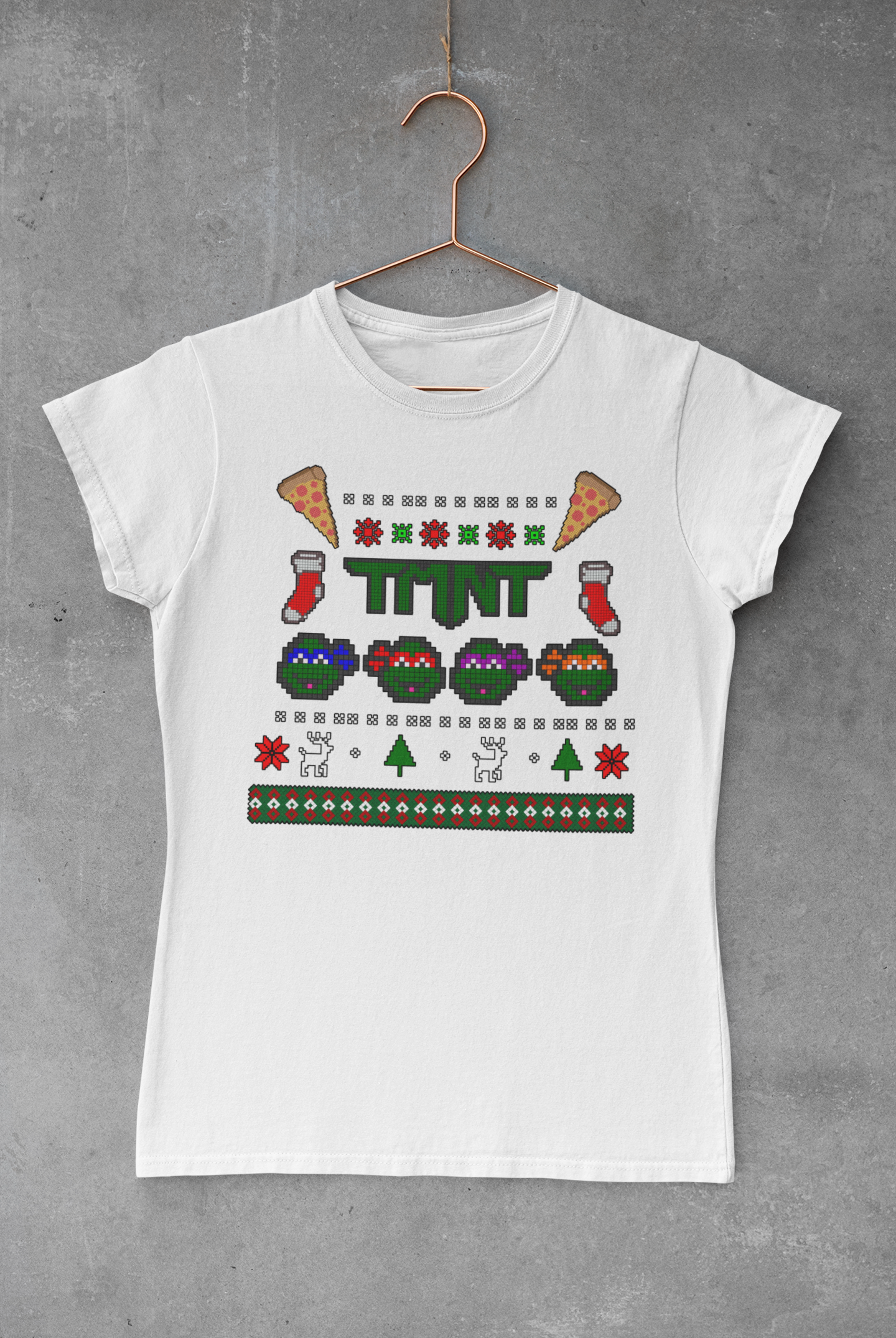 TMNT Ugly Sweater Transfer