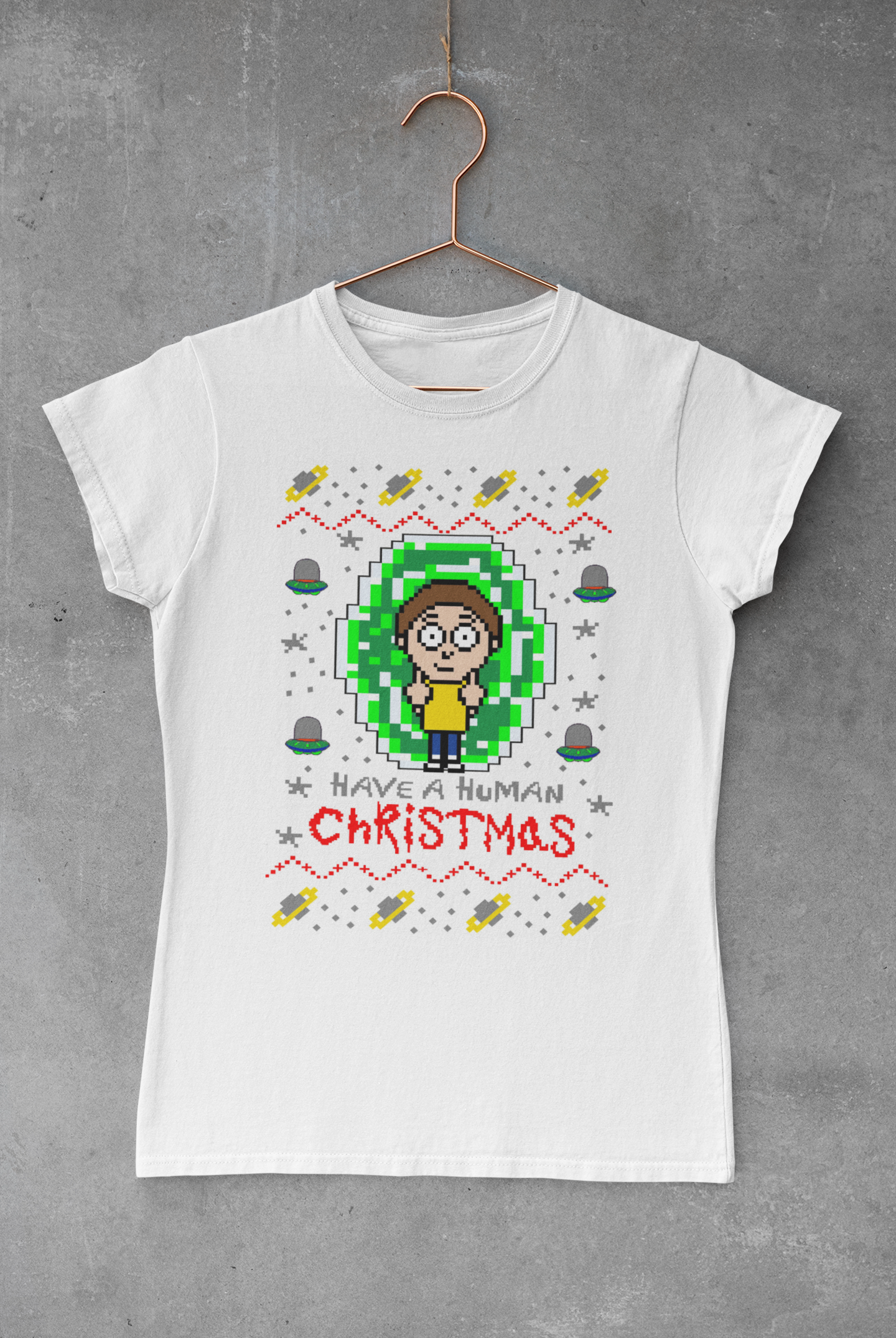 Morty Ugly Sweater Transfer