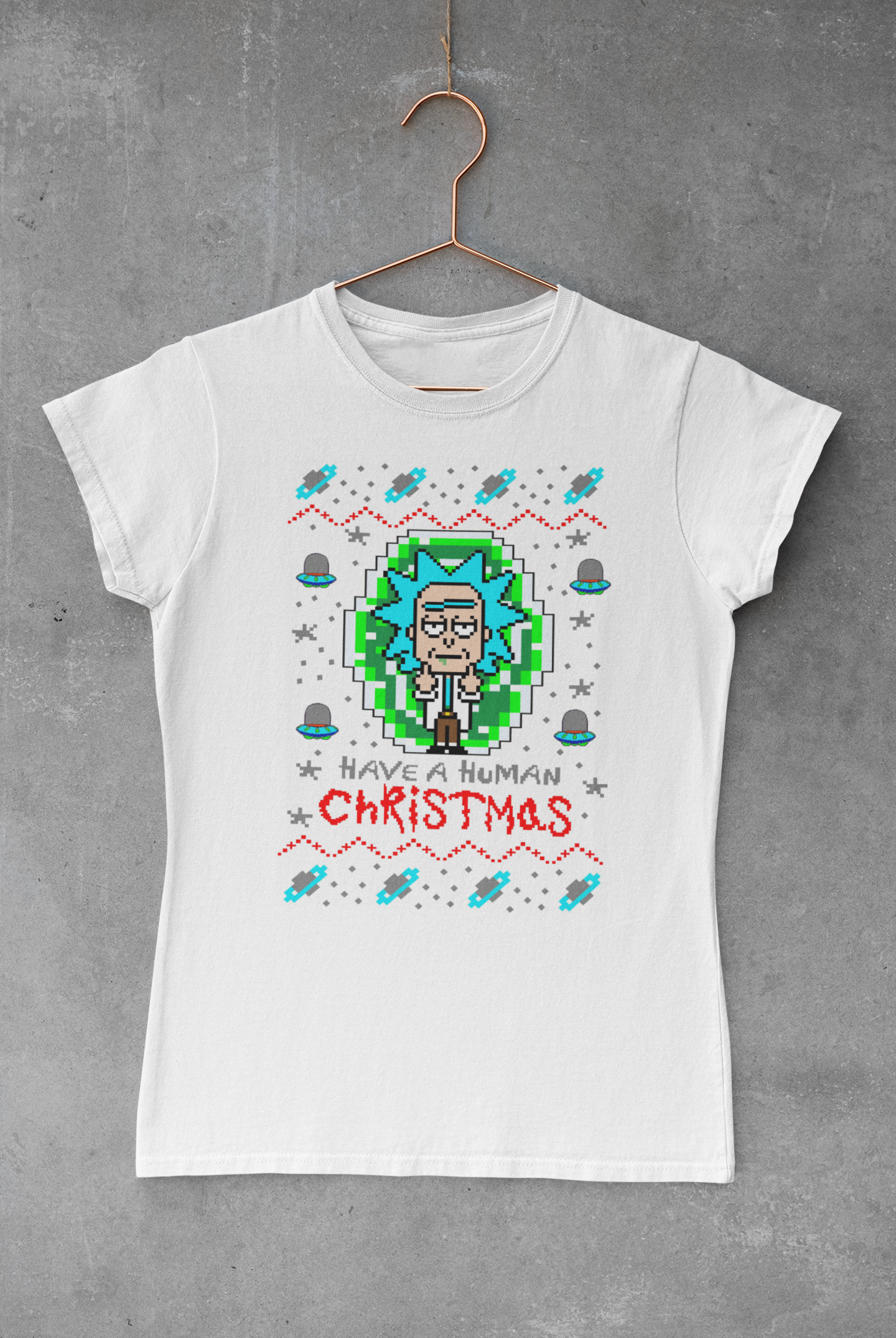 Rick Ugly Sweater Transfer