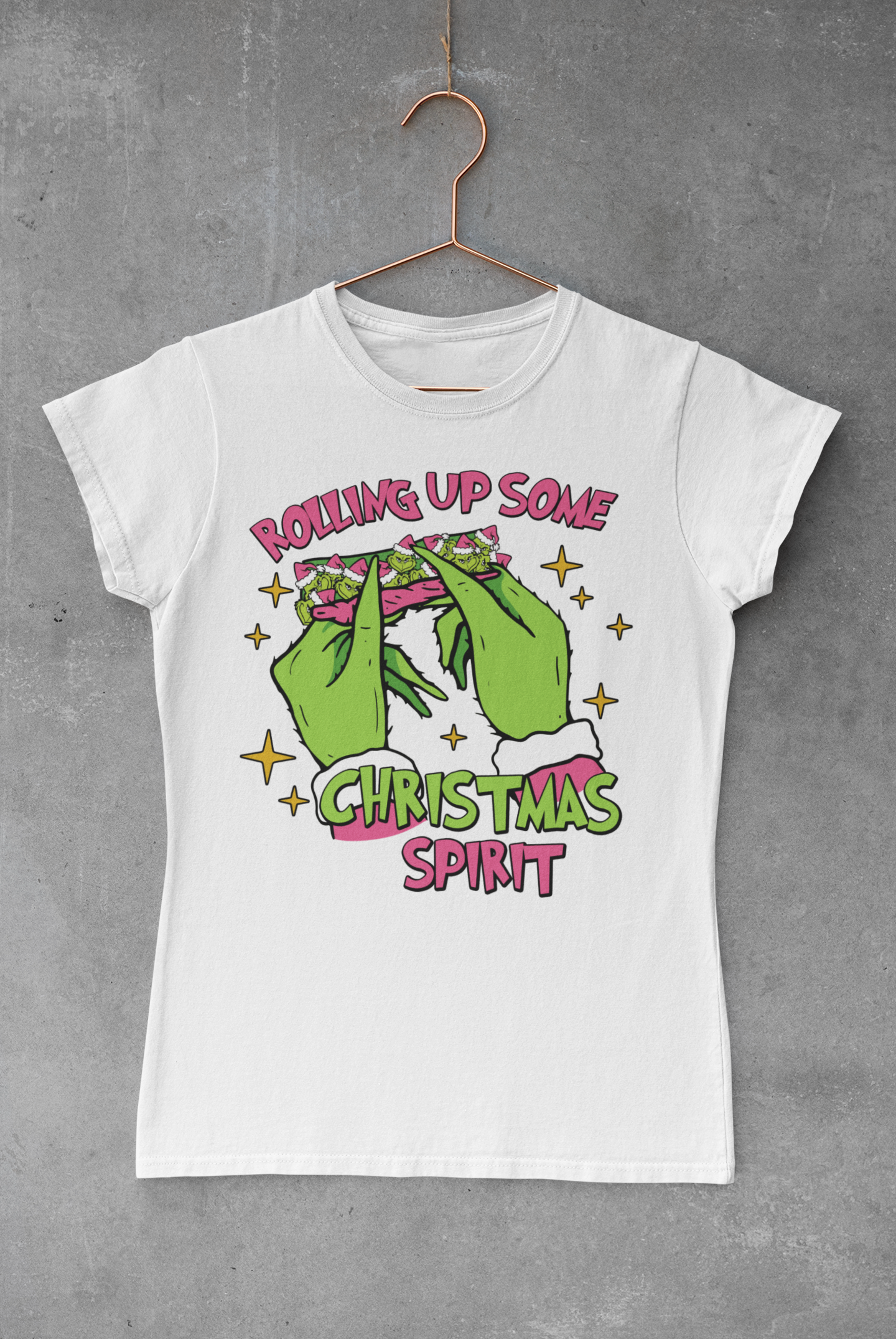 Rolling Up Christmas Spirit V.2 Transfer