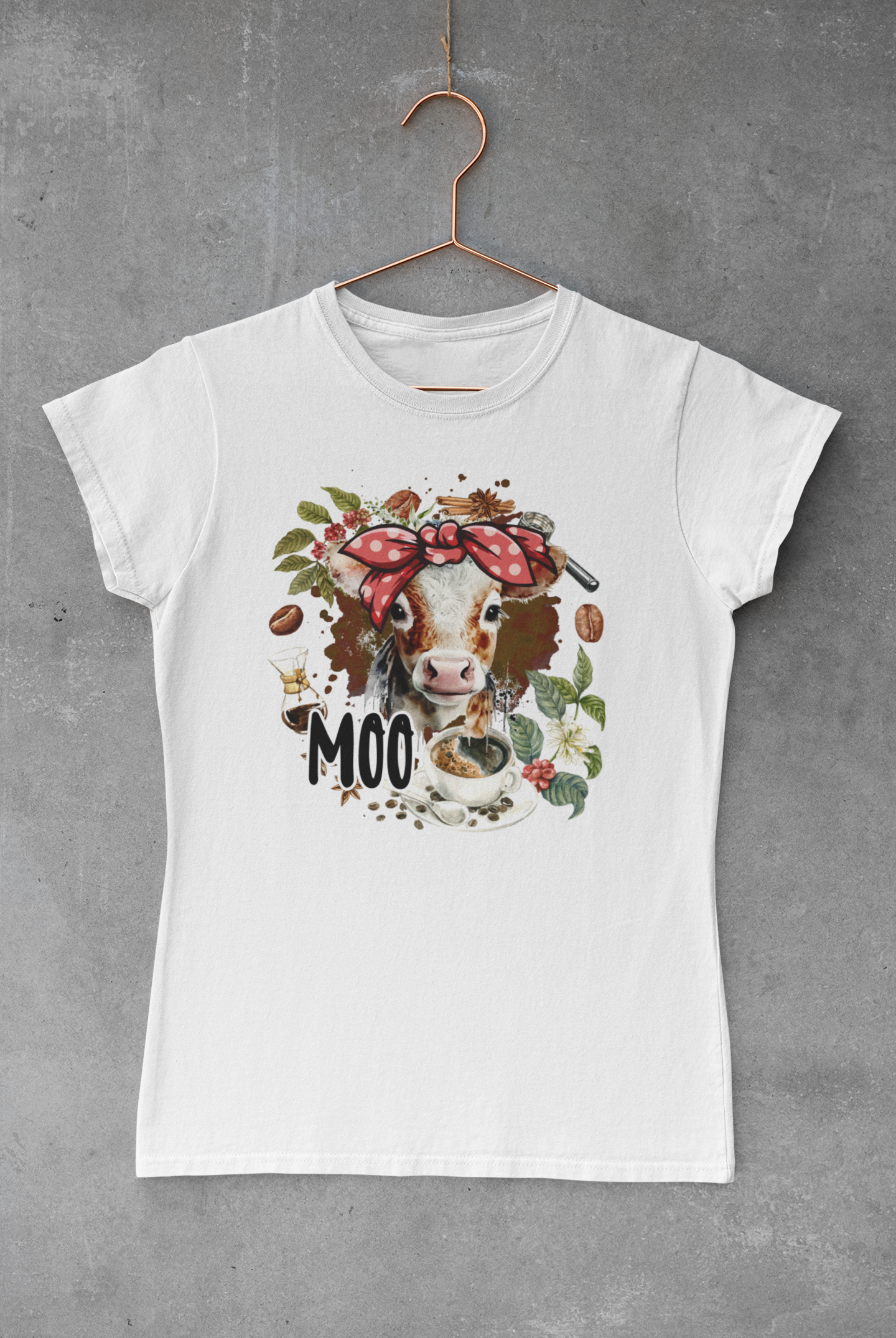 Coffee Cow Moo Transfer