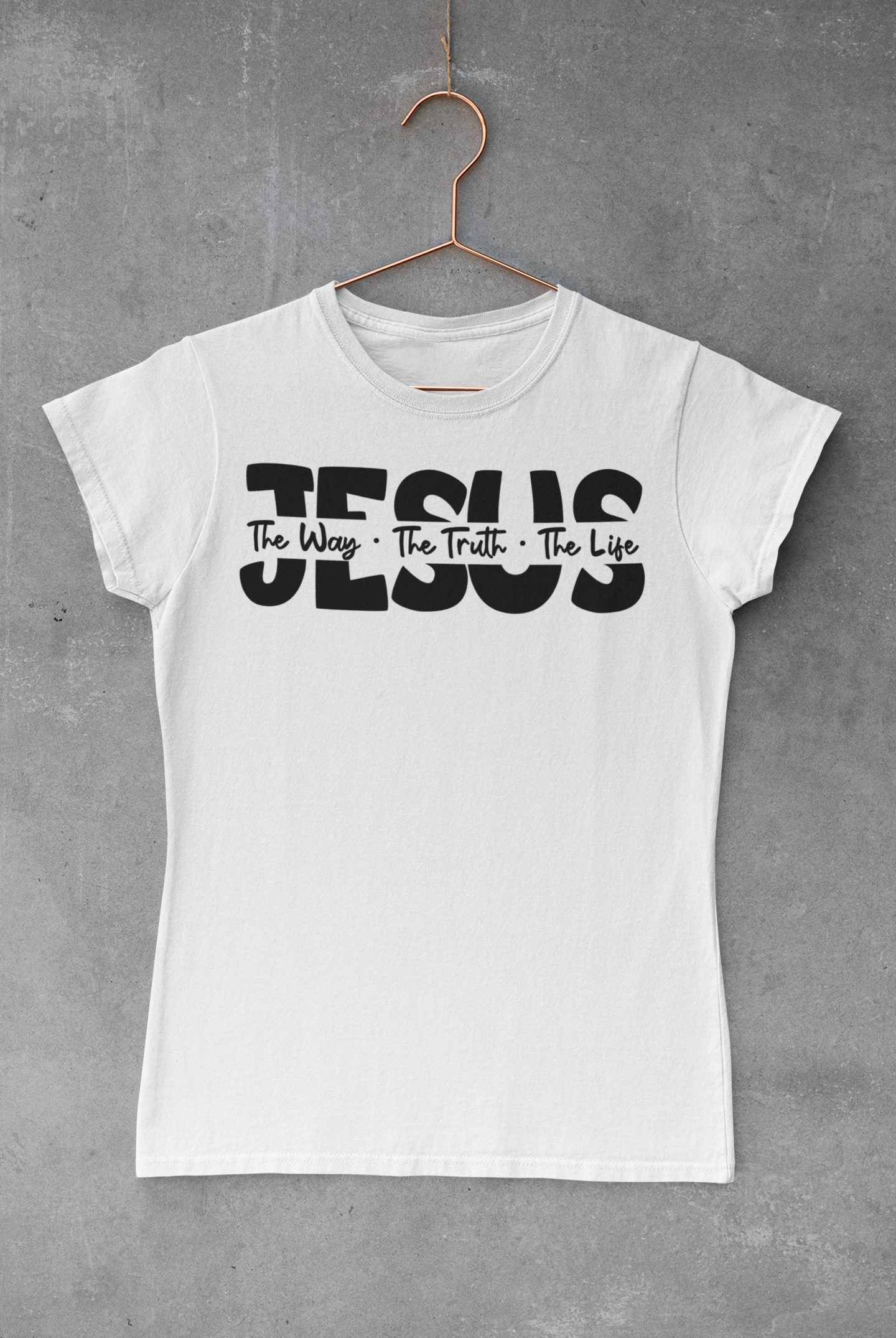 Jesus Split Lettering Transfer