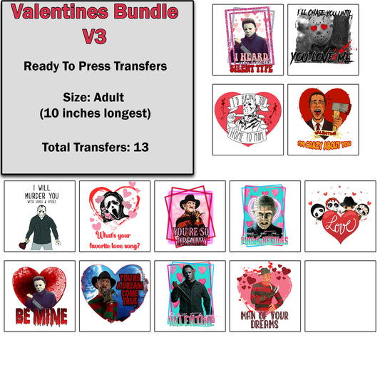 Valentine's Day Transfer Bundle 3