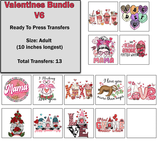 Valentine's Day Transfer Bundle 6