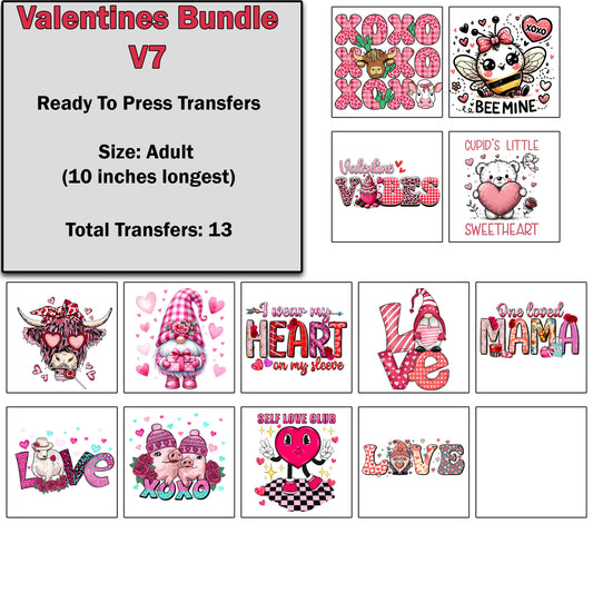 Valentine's Day Transfer Bundle 7